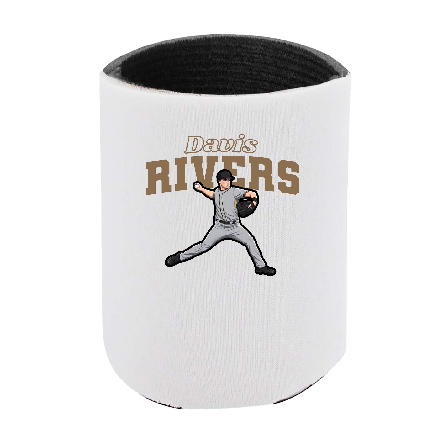 Can Holder — Name Arch in White