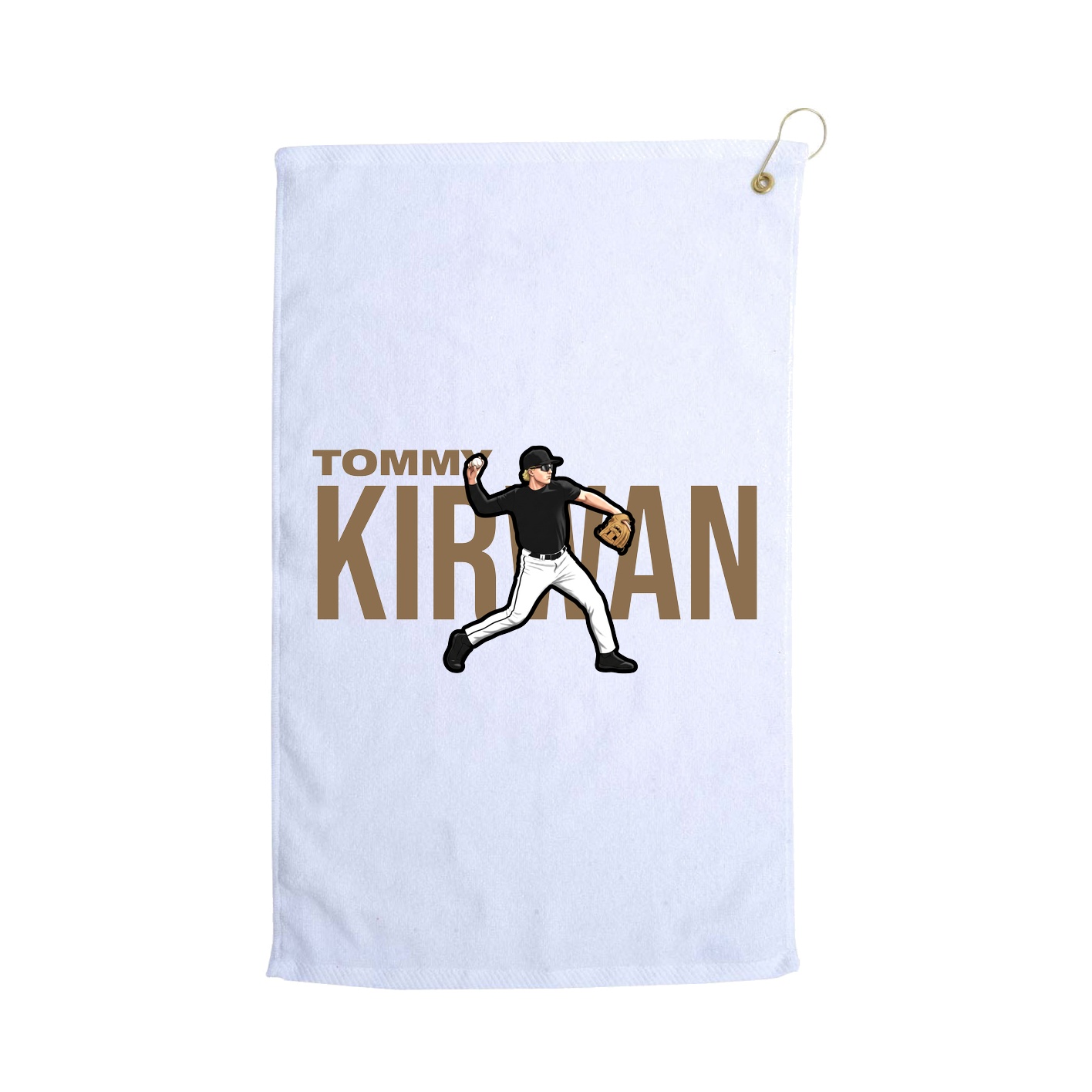 Golf Towel — Player Name in White