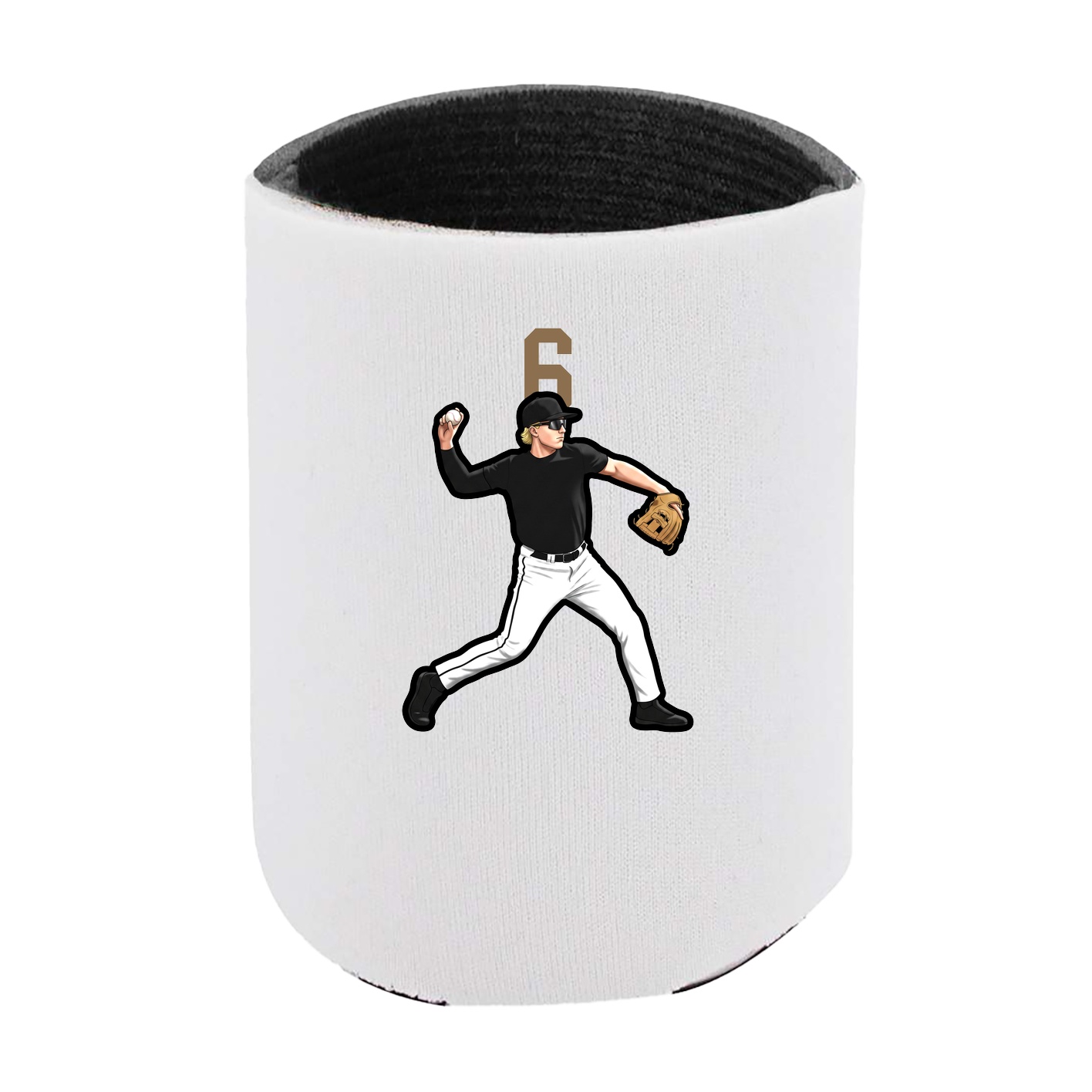 Can Holder — Number Top in White