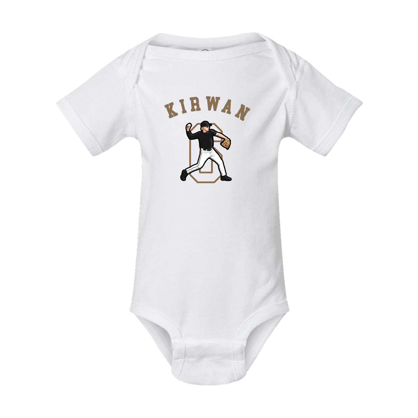 Baby Onesie — Shirsey Arch in White