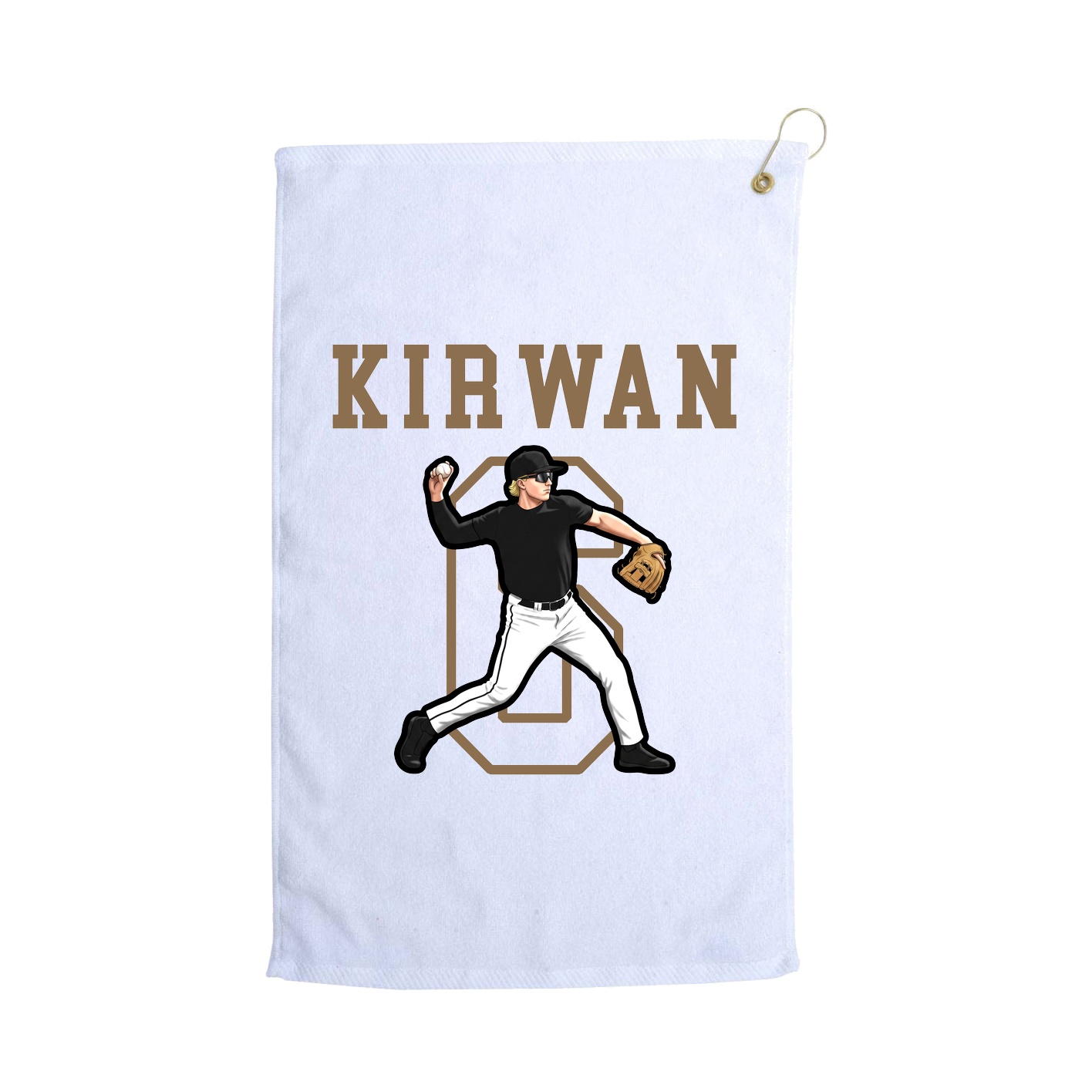 Golf Towel — Shirsey in White