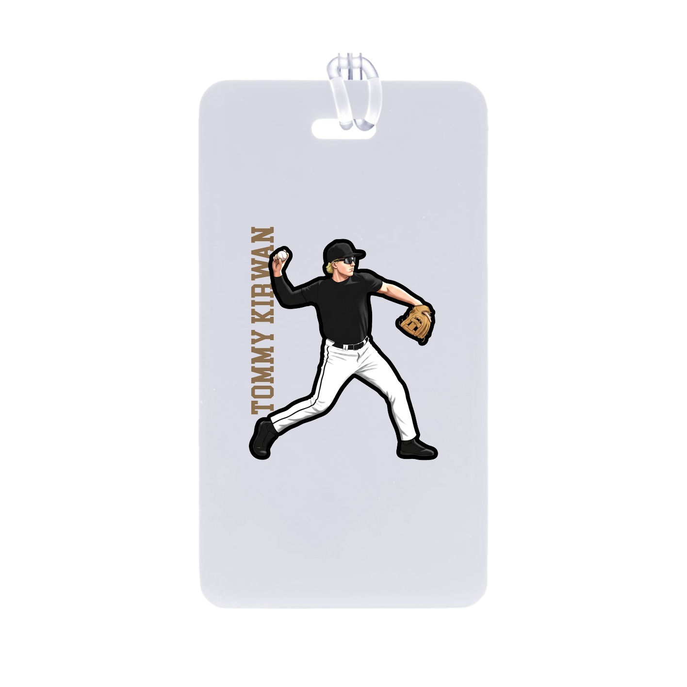 Bag Tag — Name Vertical in Classic