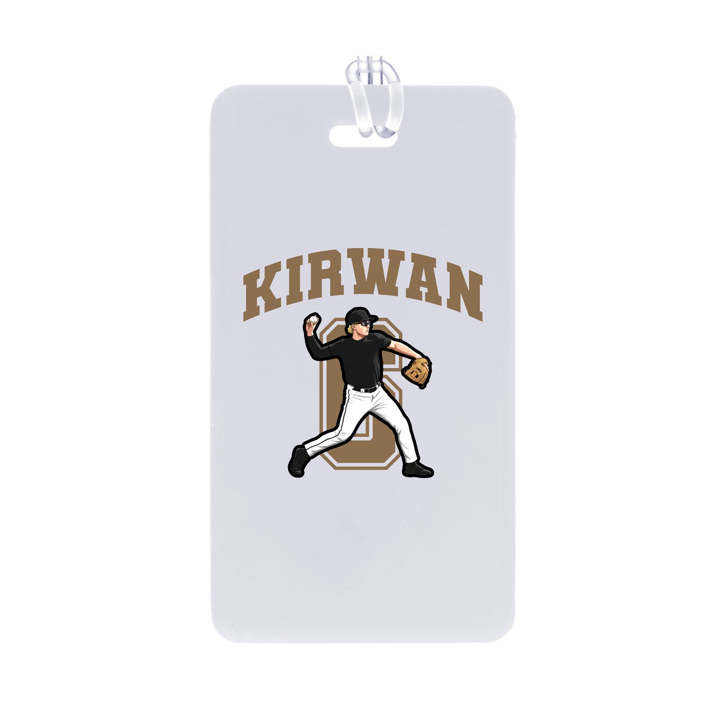 Bag Tag — Number in Classic