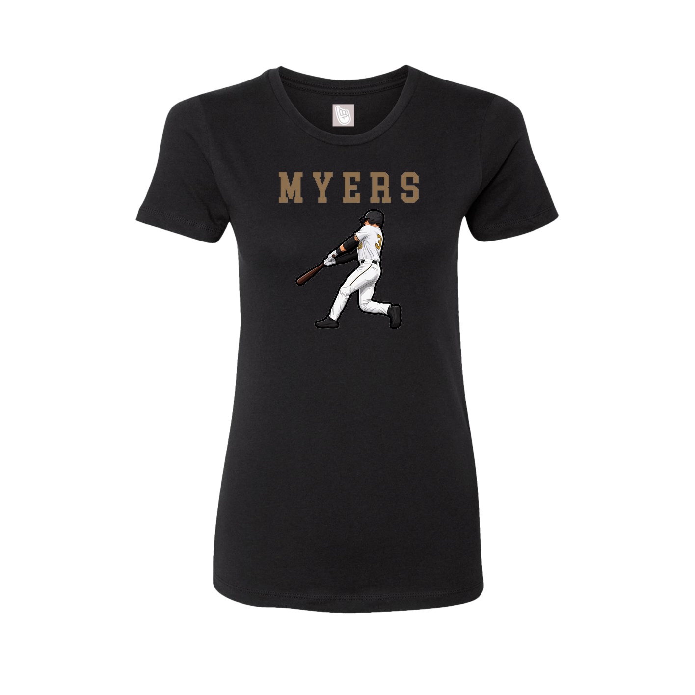 Fitted Women's Tee — Shirsey in Black
