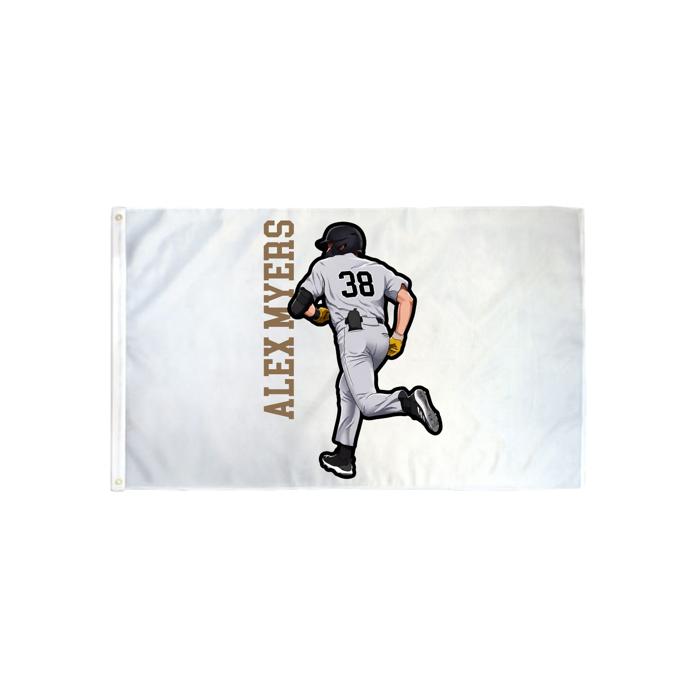 3x5 Flag — Name Vertical in Classic