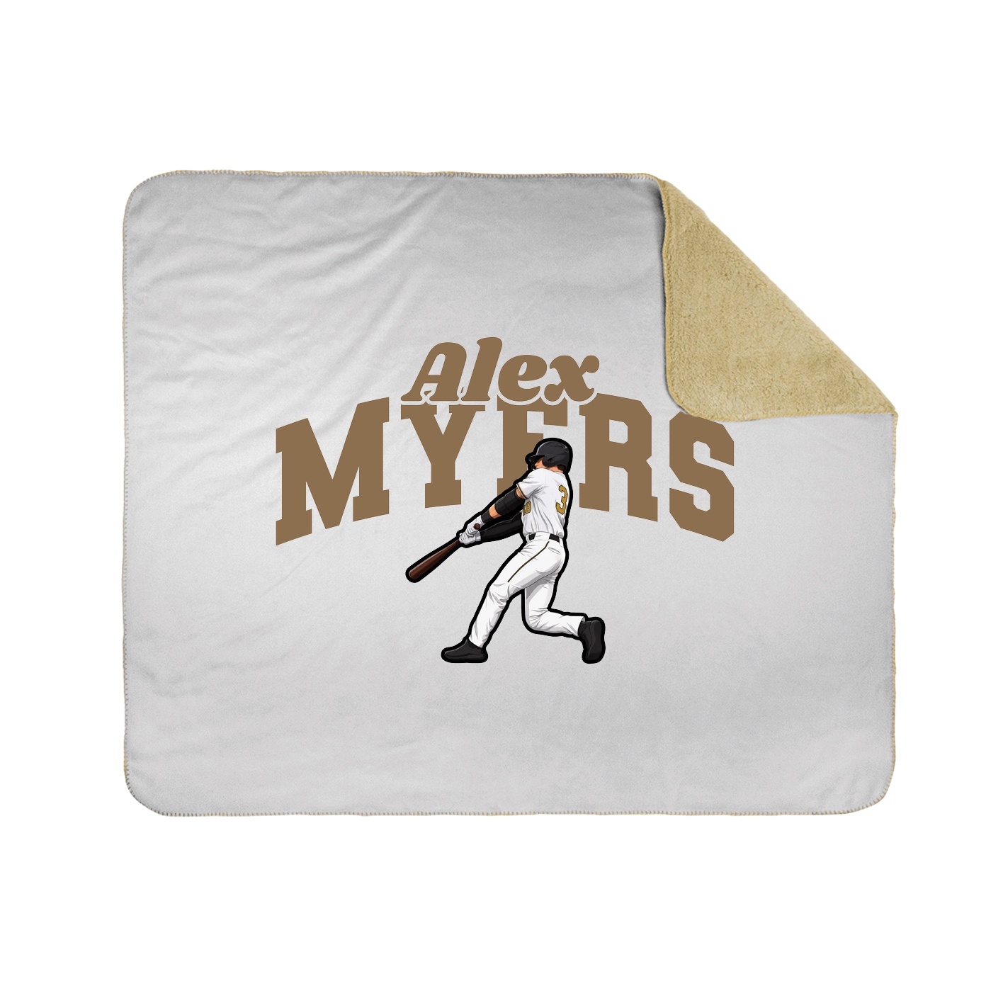 Throw Blanket — Signature Arch in White