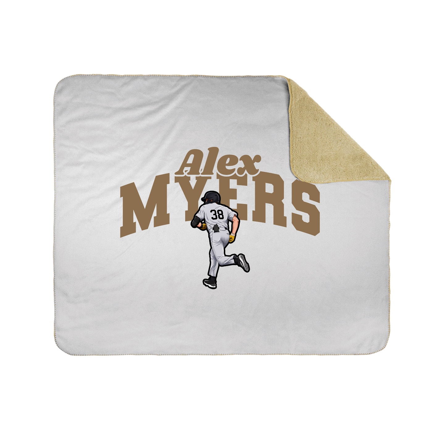 Throw Blanket — Signature Arch in White