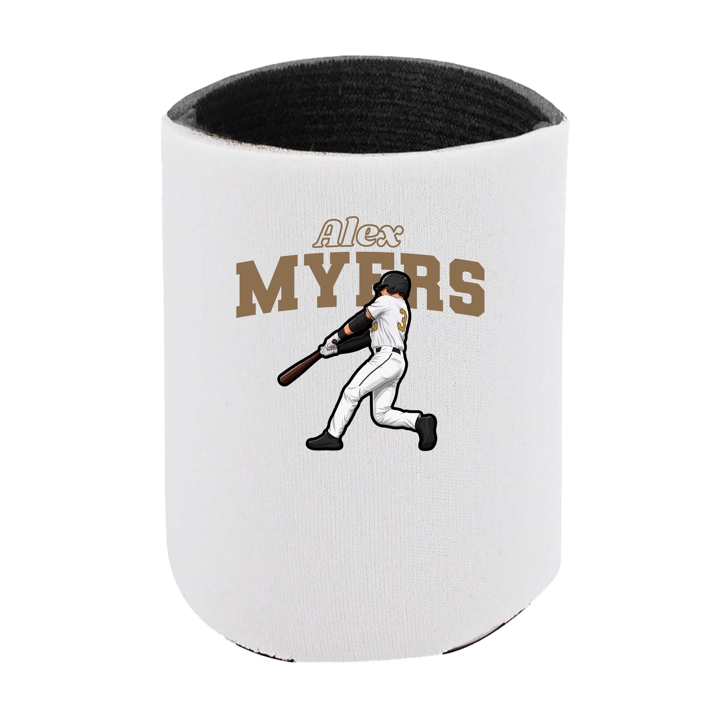 Can Holder — Name Arch in White