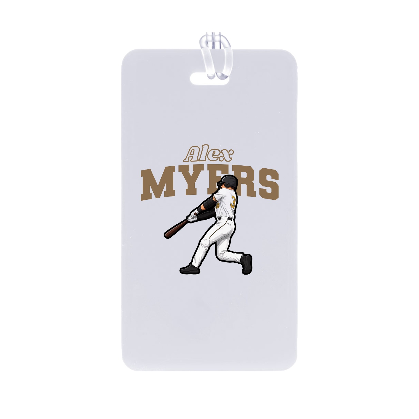 Bag Tag — Name Arch in Classic