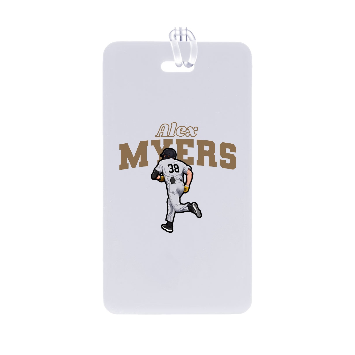 Bag Tag — Name Arch in Classic