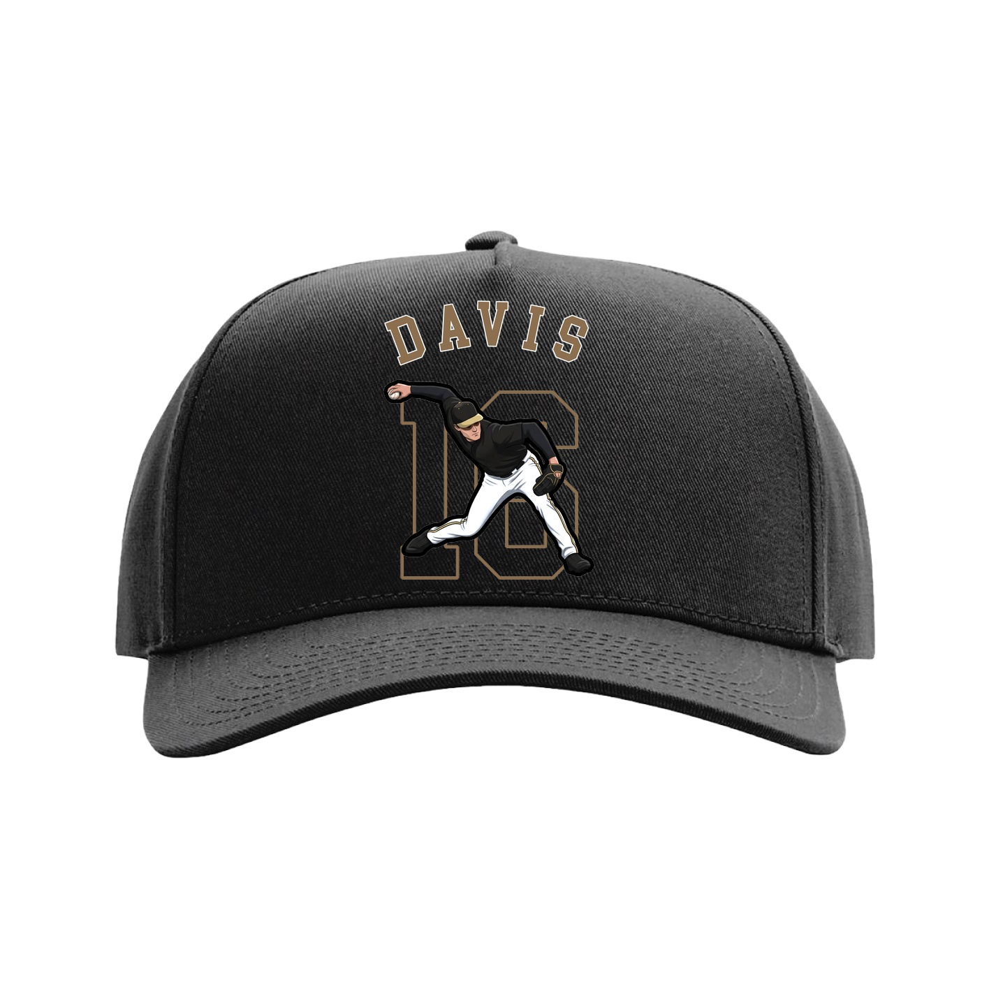 Full Fabric Five-Panel Champ Cap