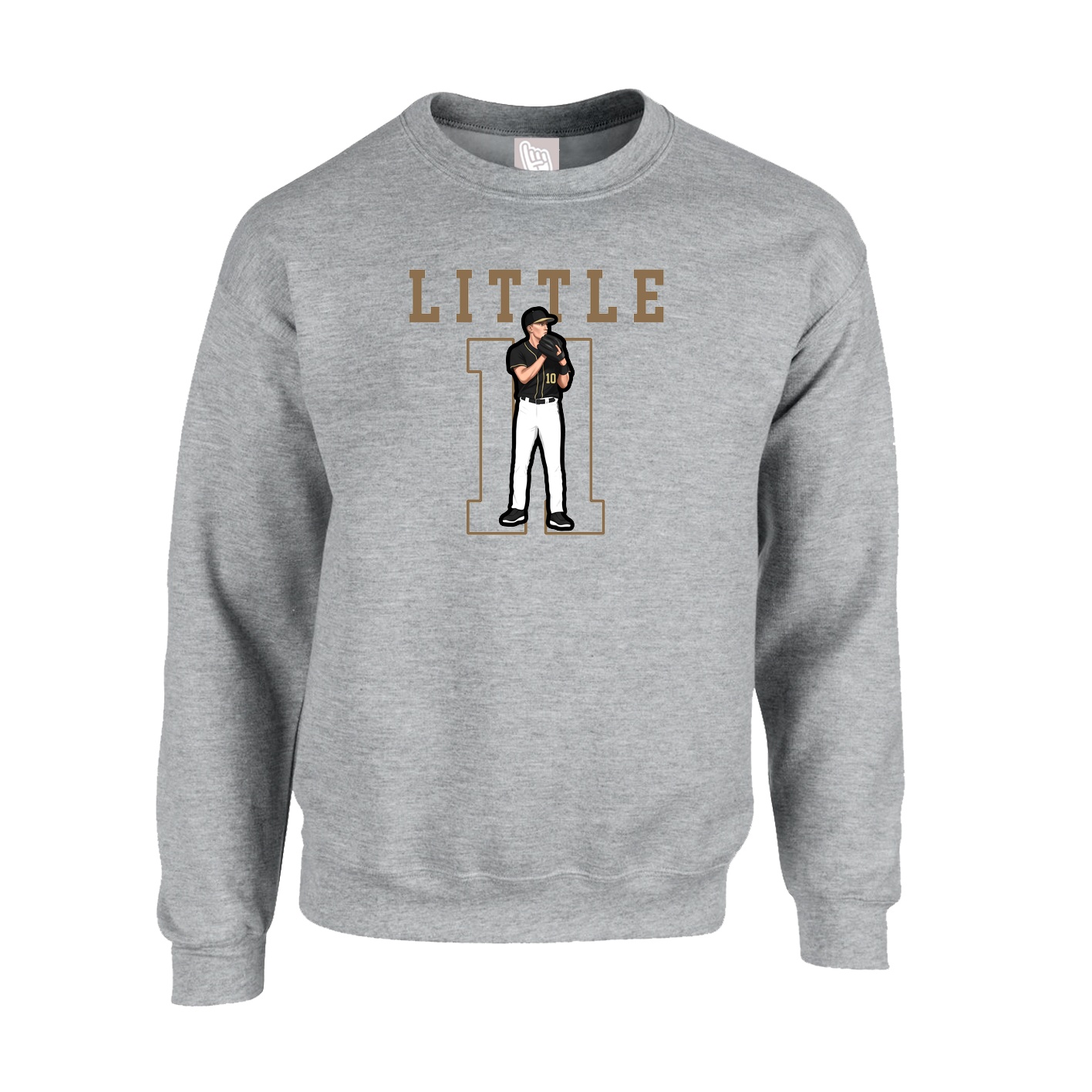 Fleece Crew — Shirsey in Grey
