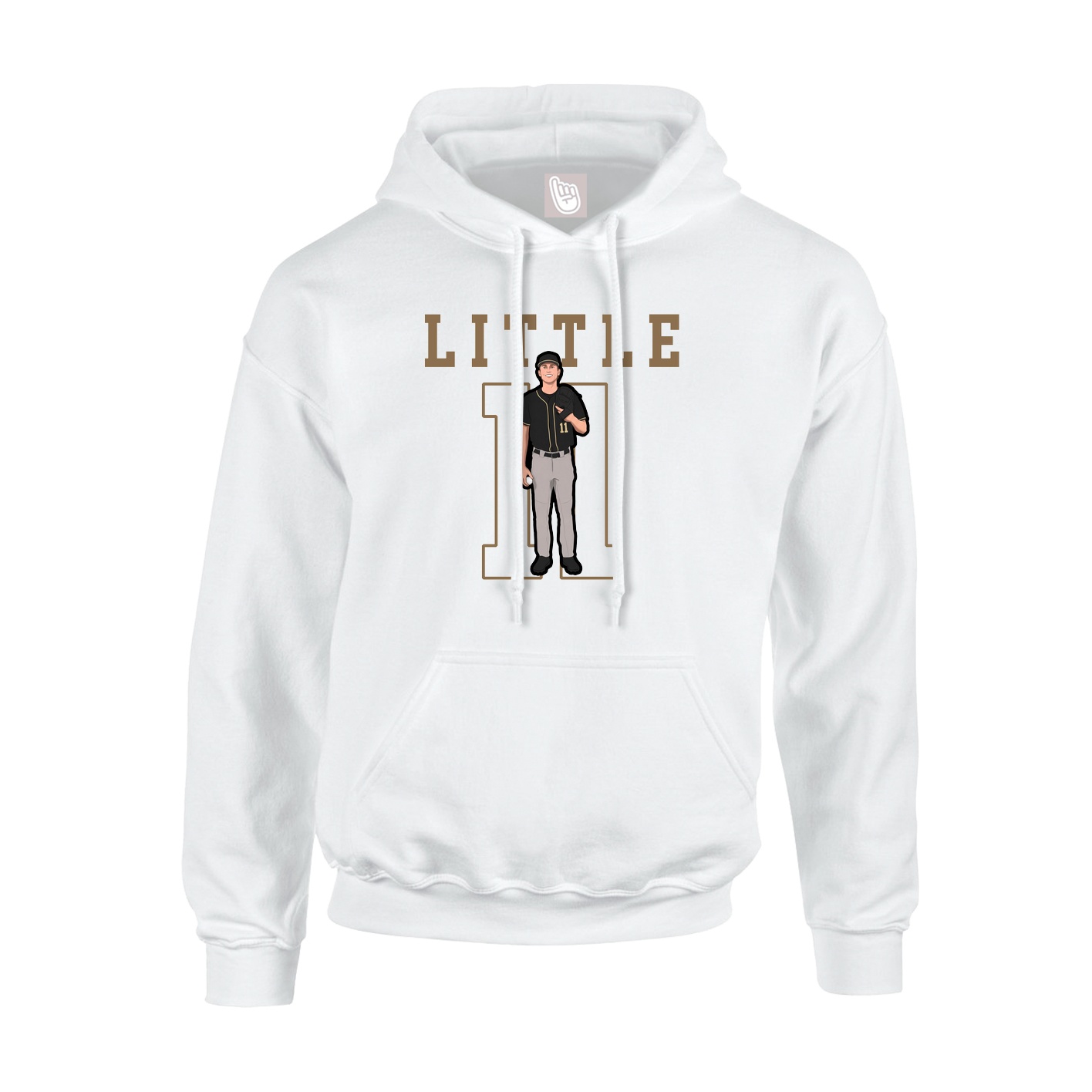 Youth Hoodie — Shirsey in White