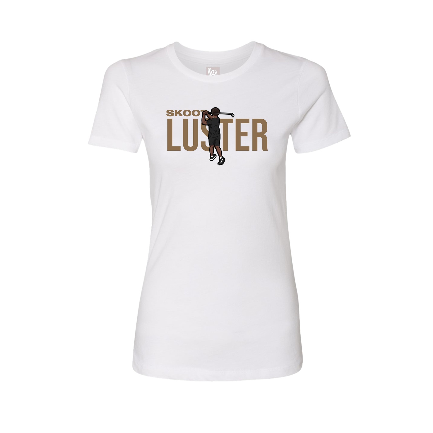 Womens Tee — Player Name in White