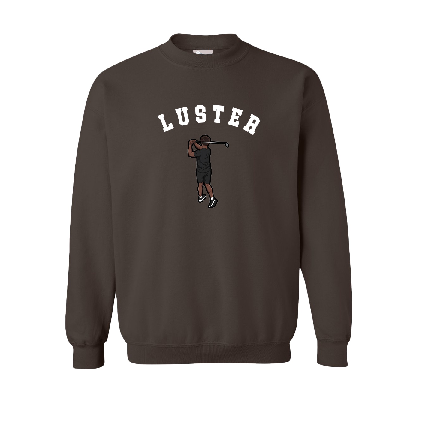 Fleece Crew — Shirsey Arch in Brown