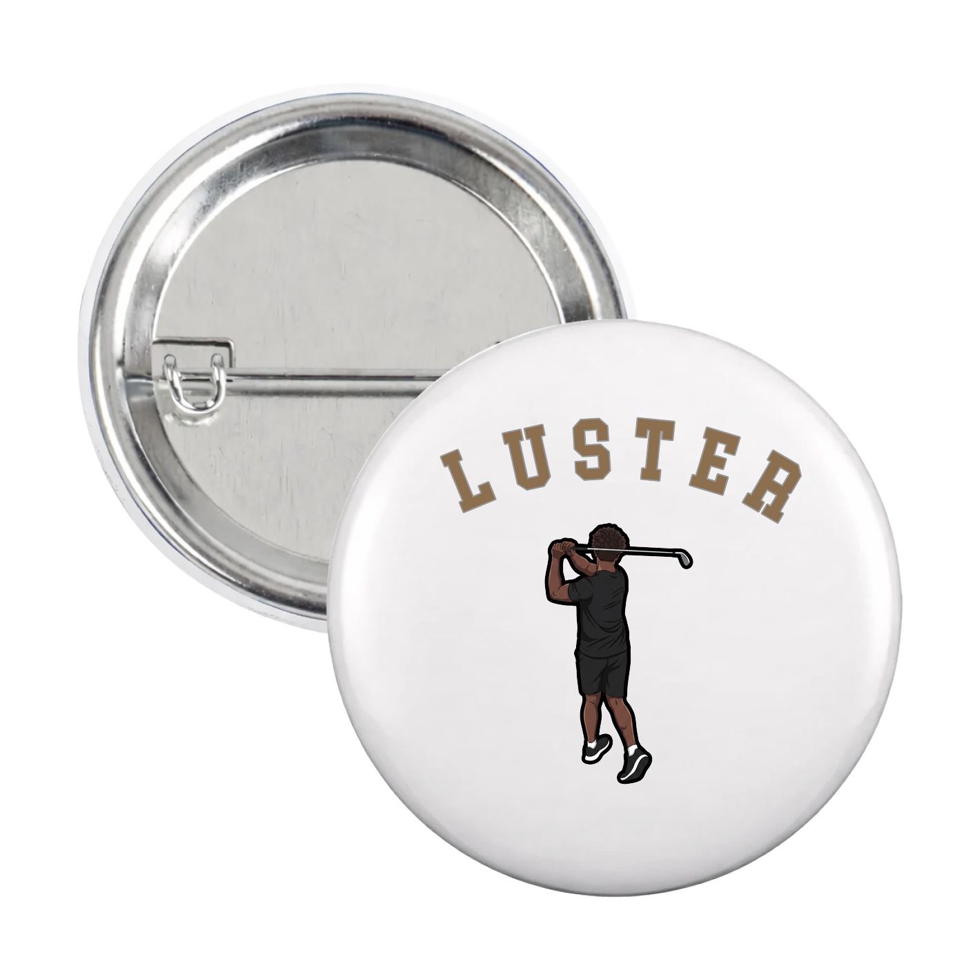 Game Day Button — Shirsey Arch in White