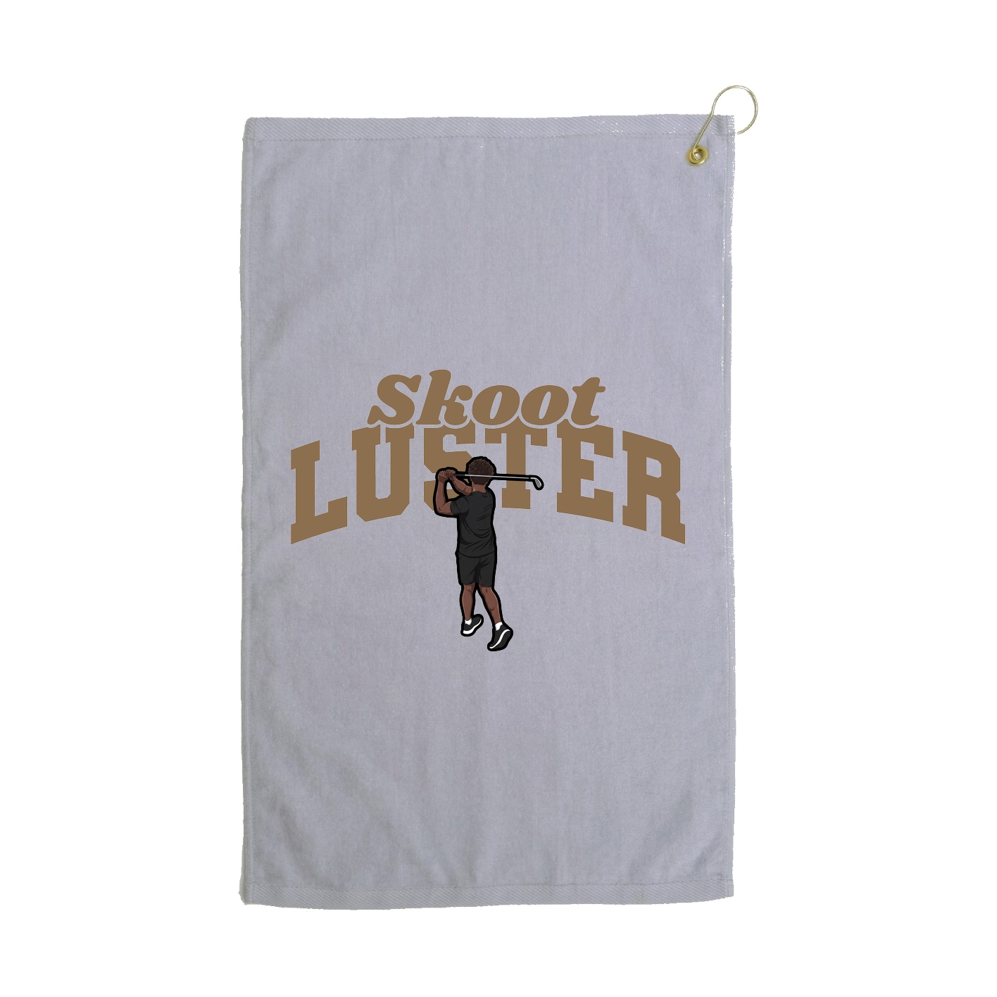 Golf Towel — Signature Arch in Grey