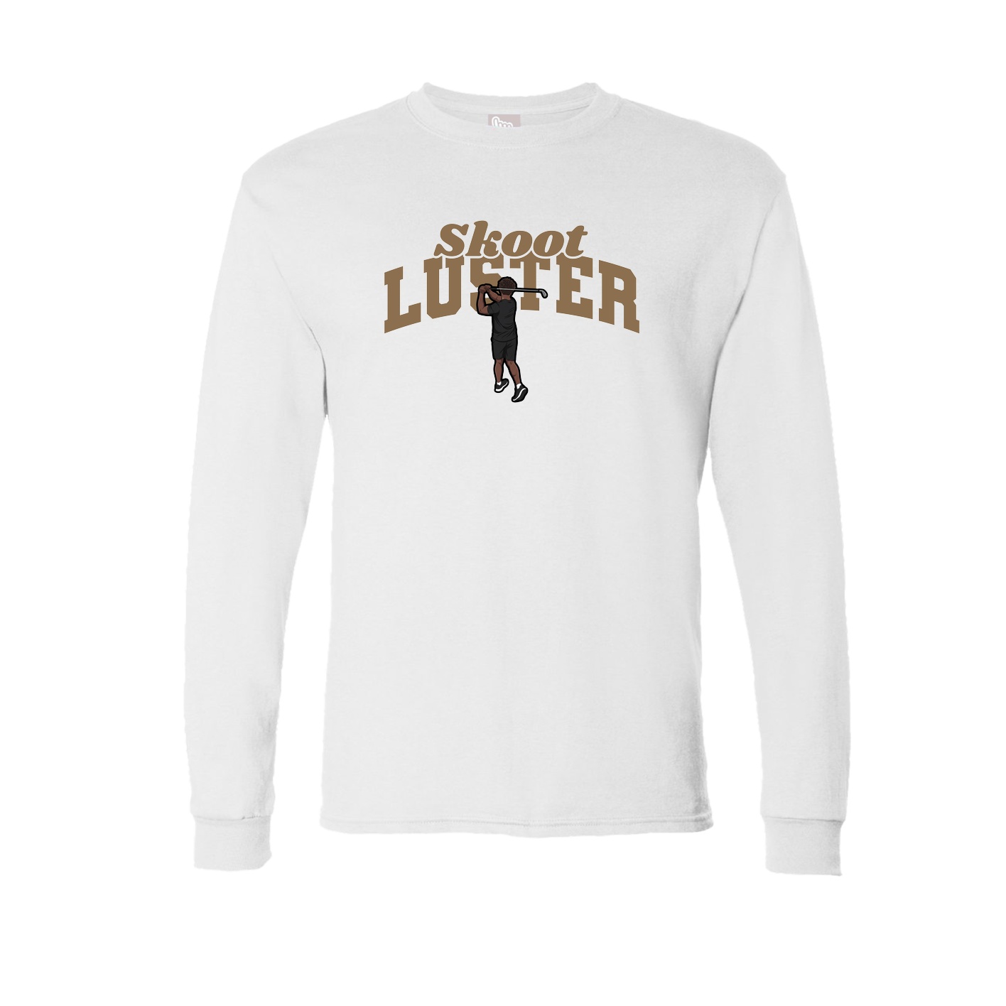Long Sleeve Tee — Signature Arch in White