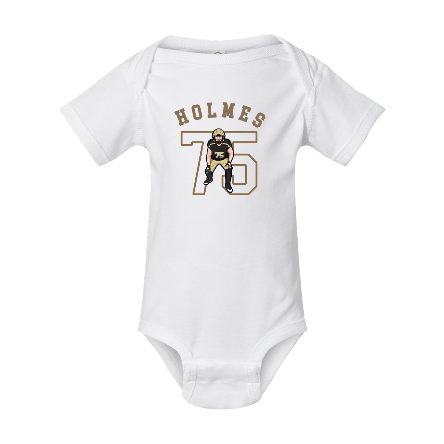 Baby Onesie — Shirsey Arch in White