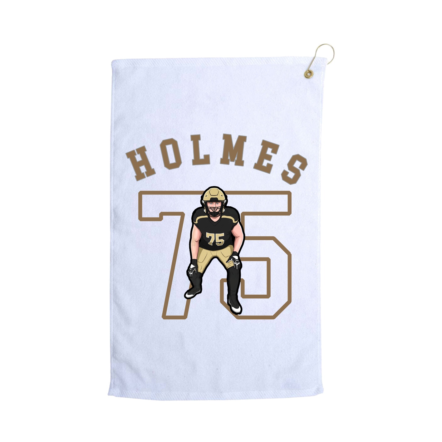 Golf Towel — Shirsey Arch in White