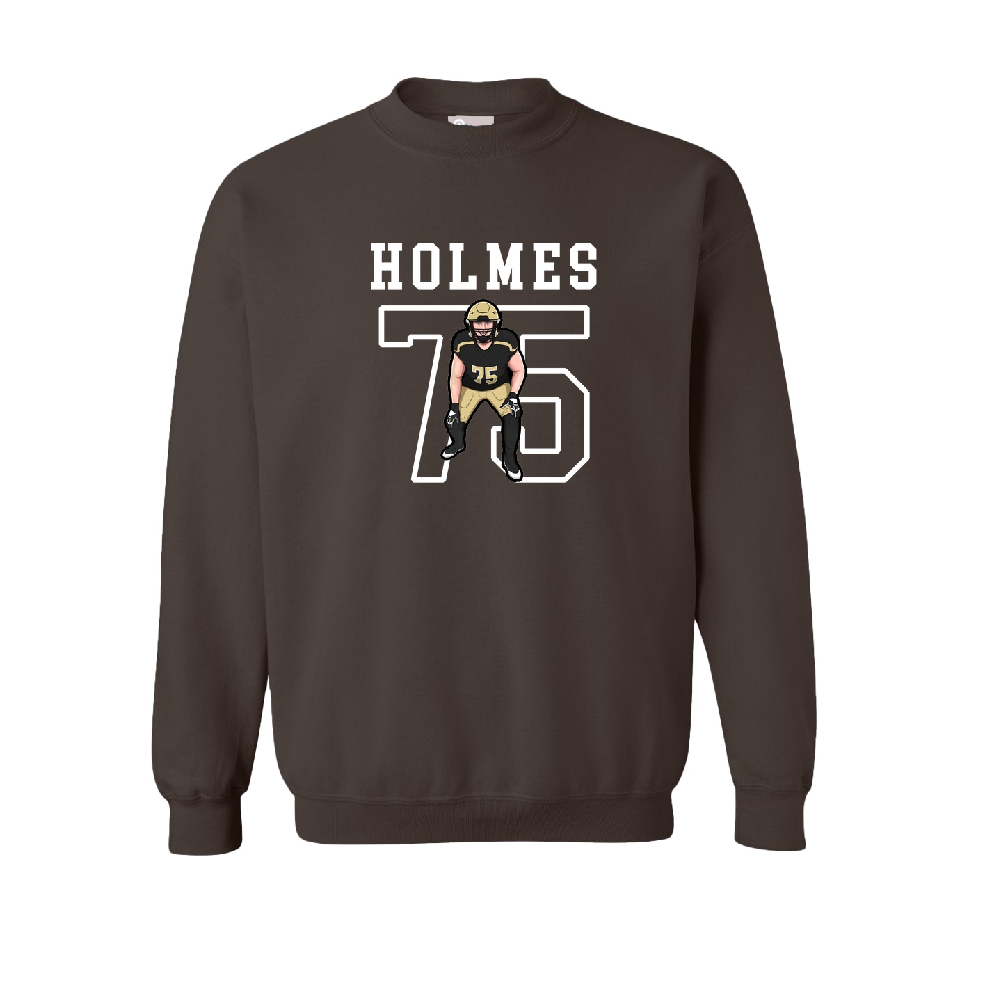 Fleece Crew — Shirsey in Brown