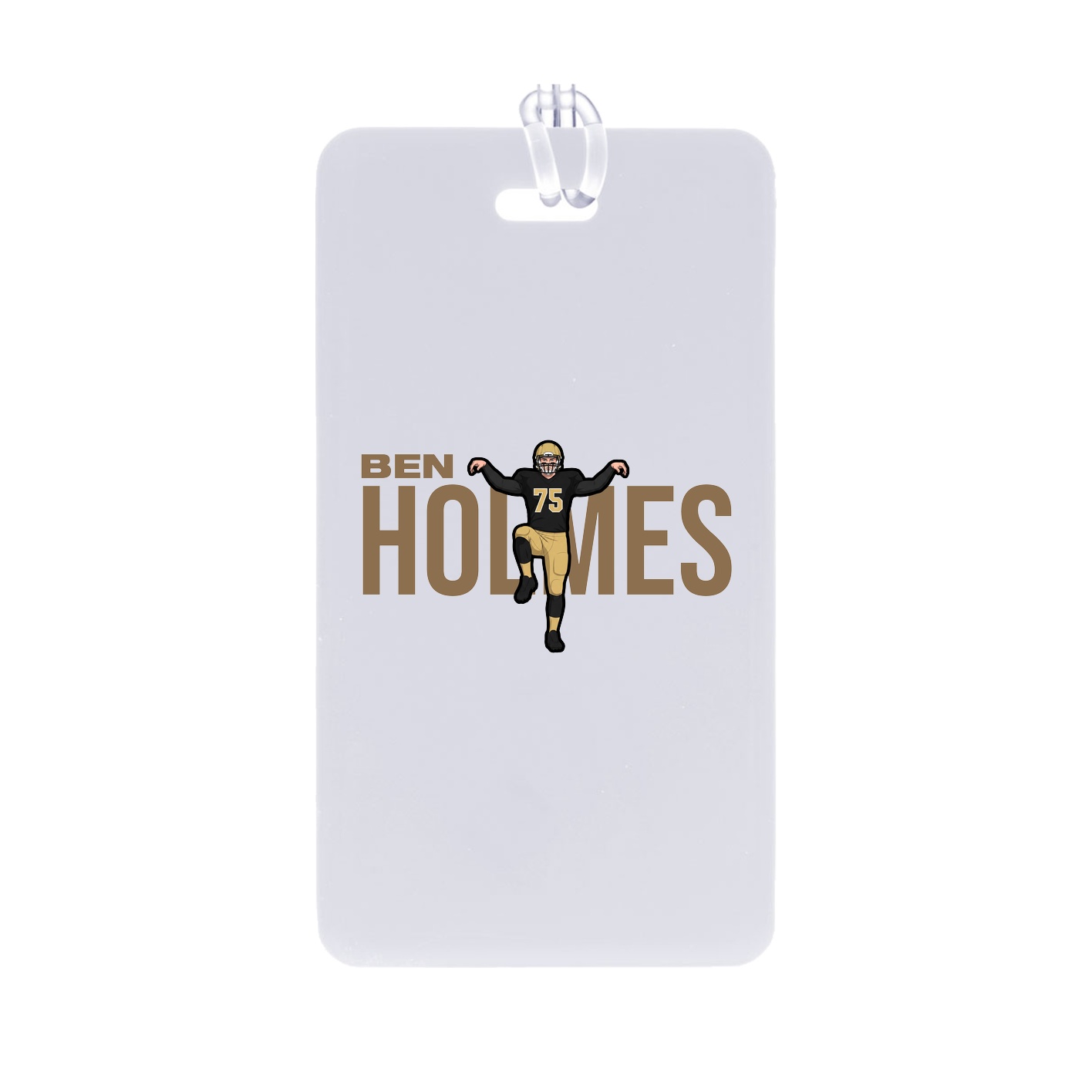 Bag Tag — Player Name in Classic