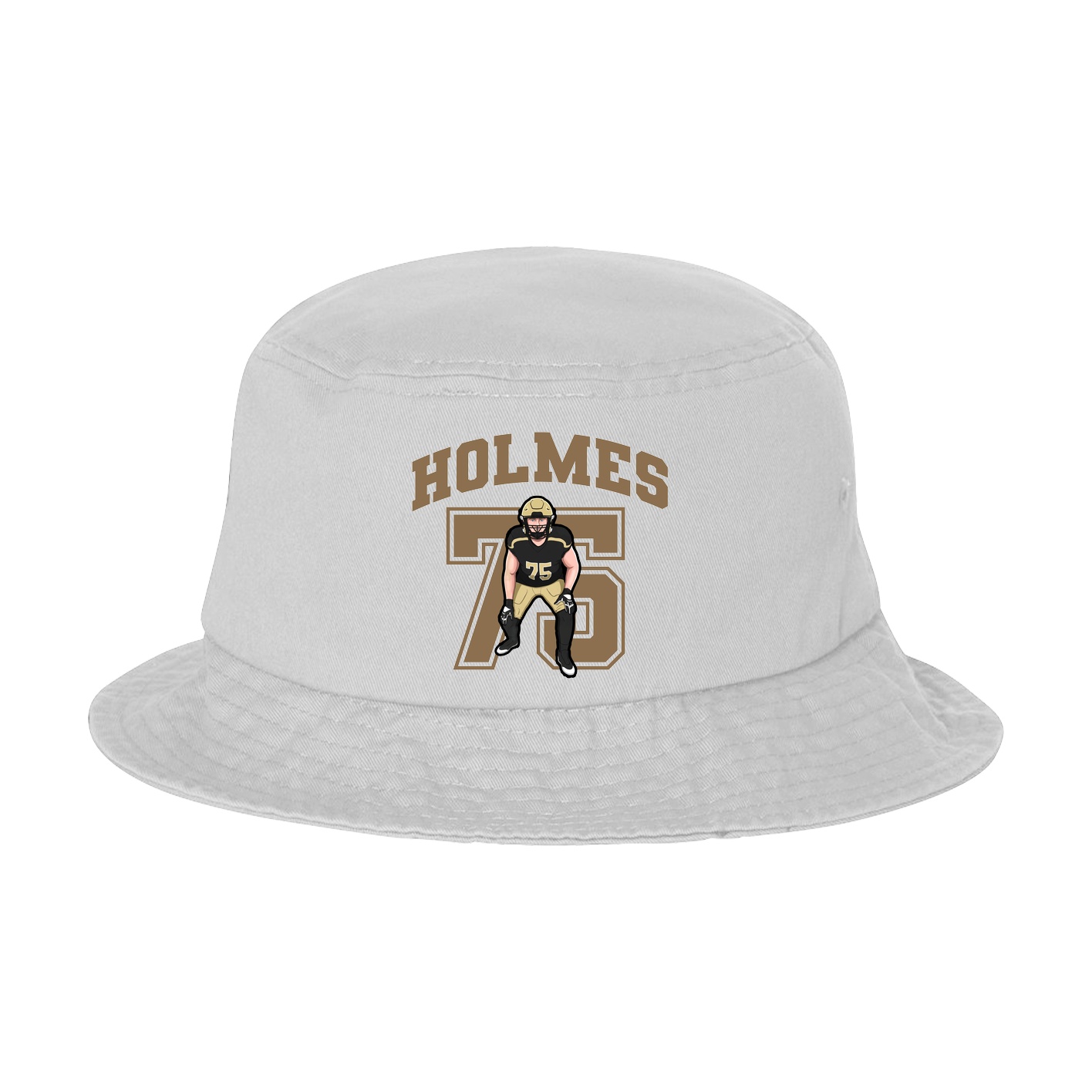 Bucket Cap — Number in White