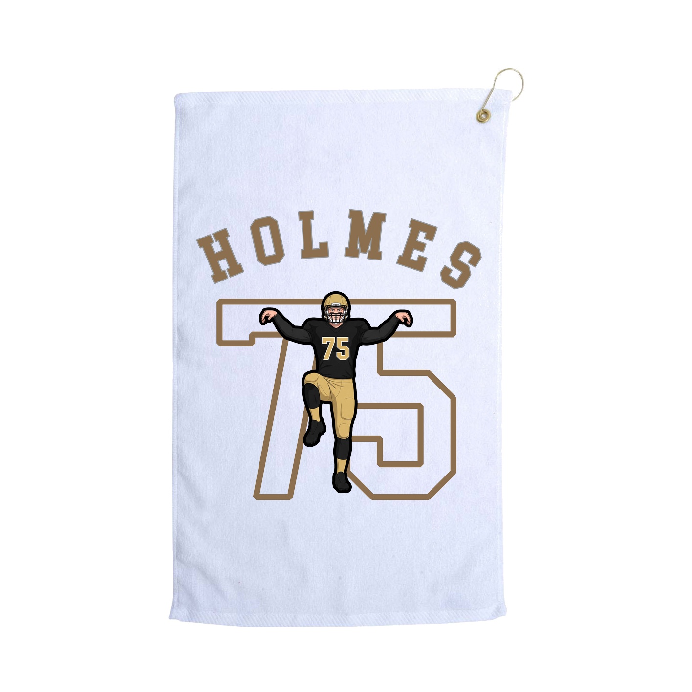 Golf Towel — Shirsey Arch in White