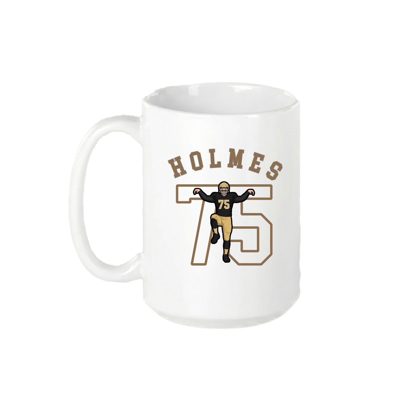 15oz Coffee Mug — Shirsey Arch in White
