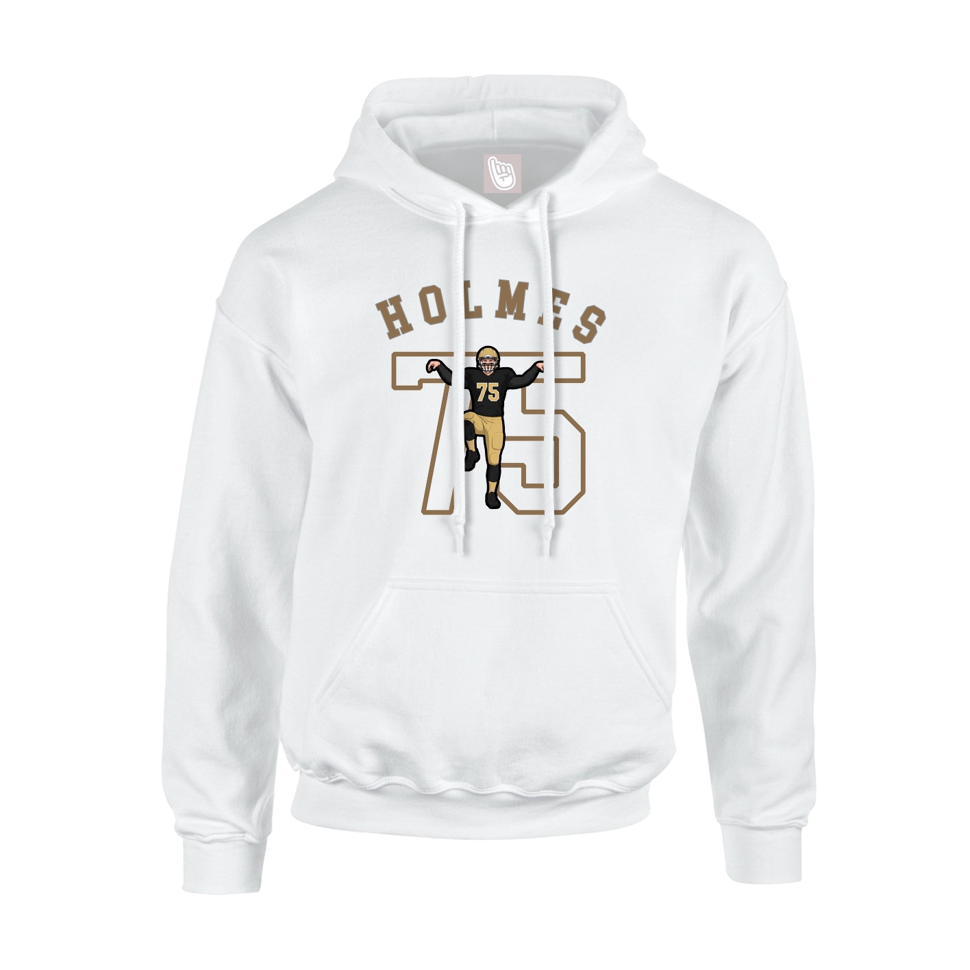Hoodie — Shirsey Arch in White
