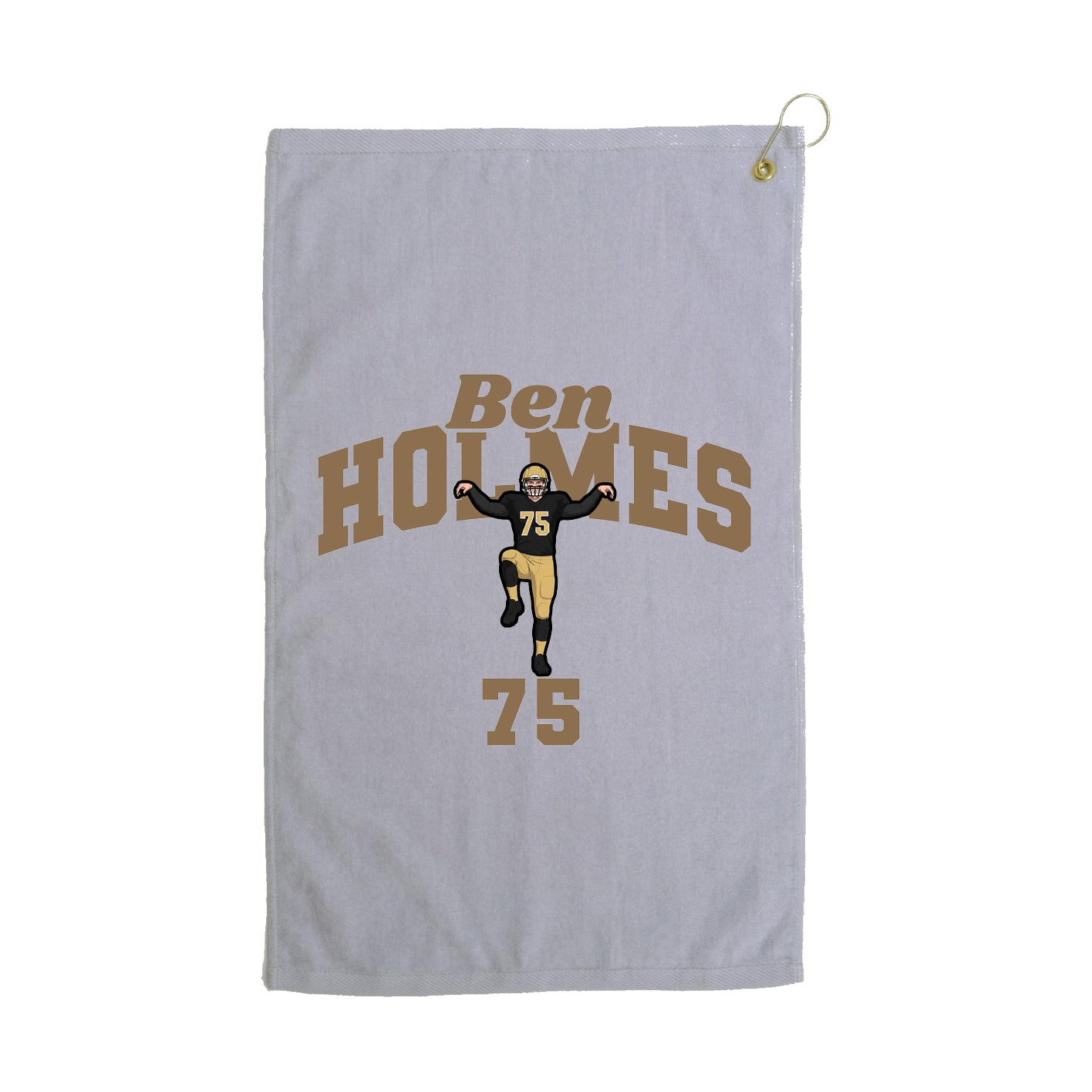 Golf Towel — Signature Arch in Grey