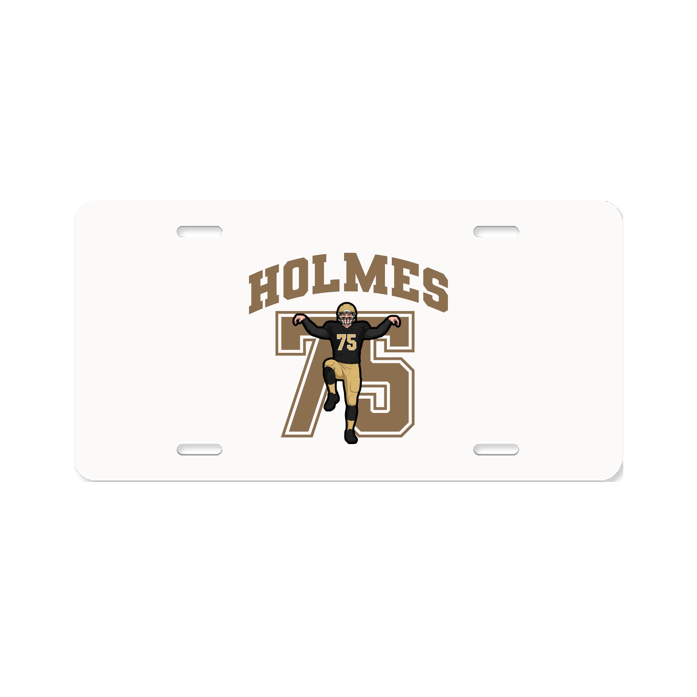 License Plate — Number in Classic