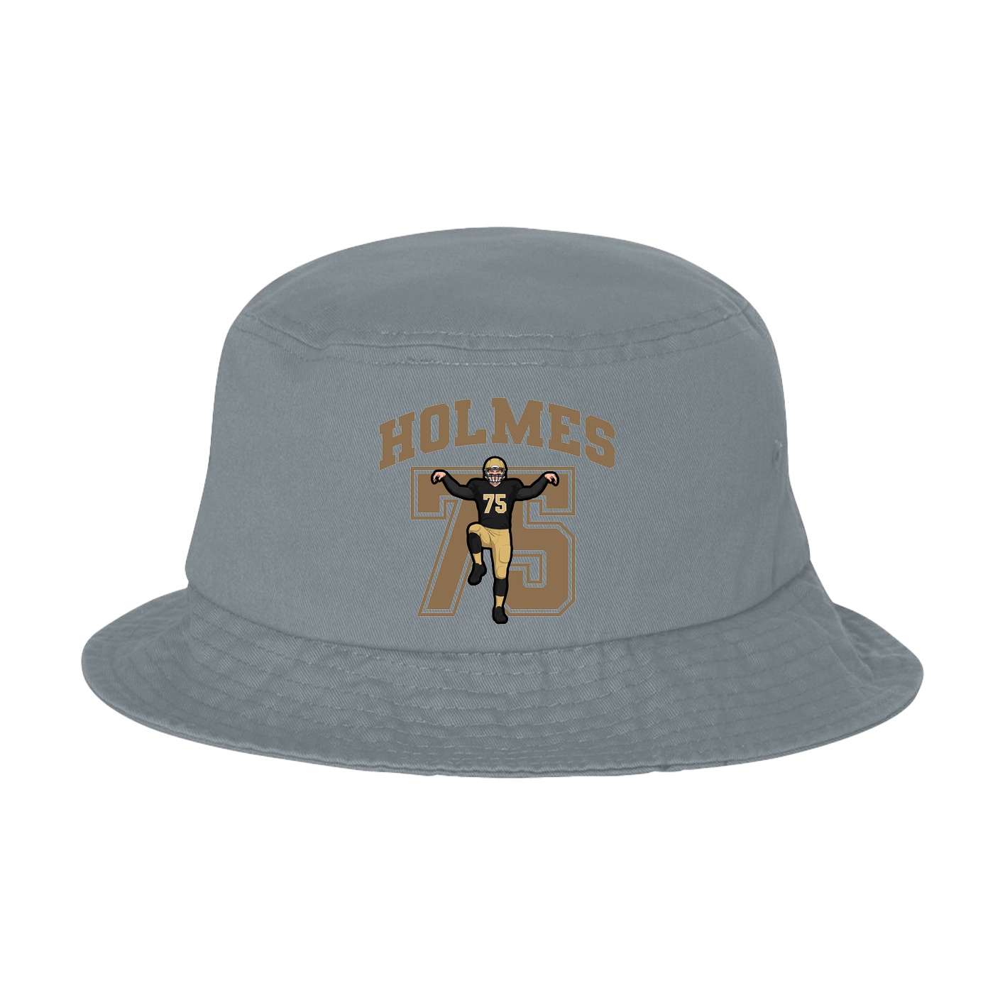 Bucket Cap — Number in Grey