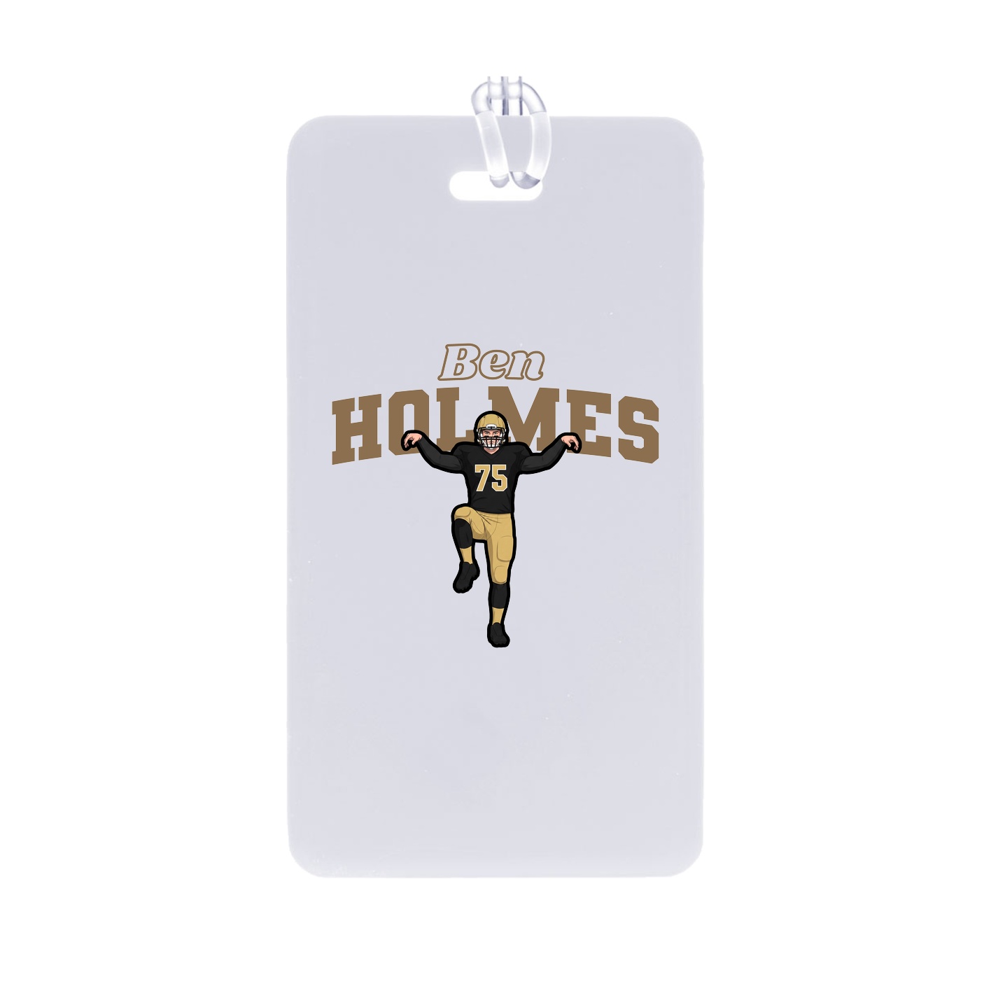Bag Tag — Name Arch in Classic