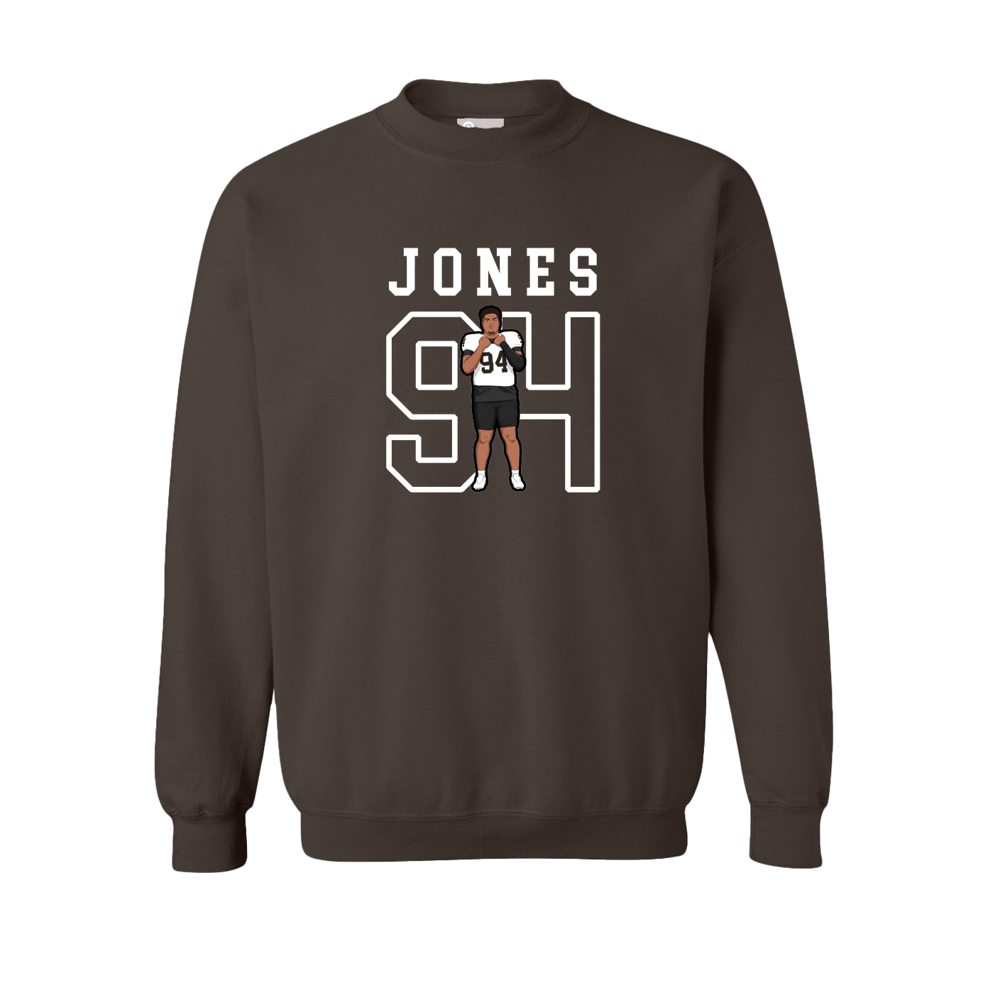 Fleece Crew — Shirsey in Brown