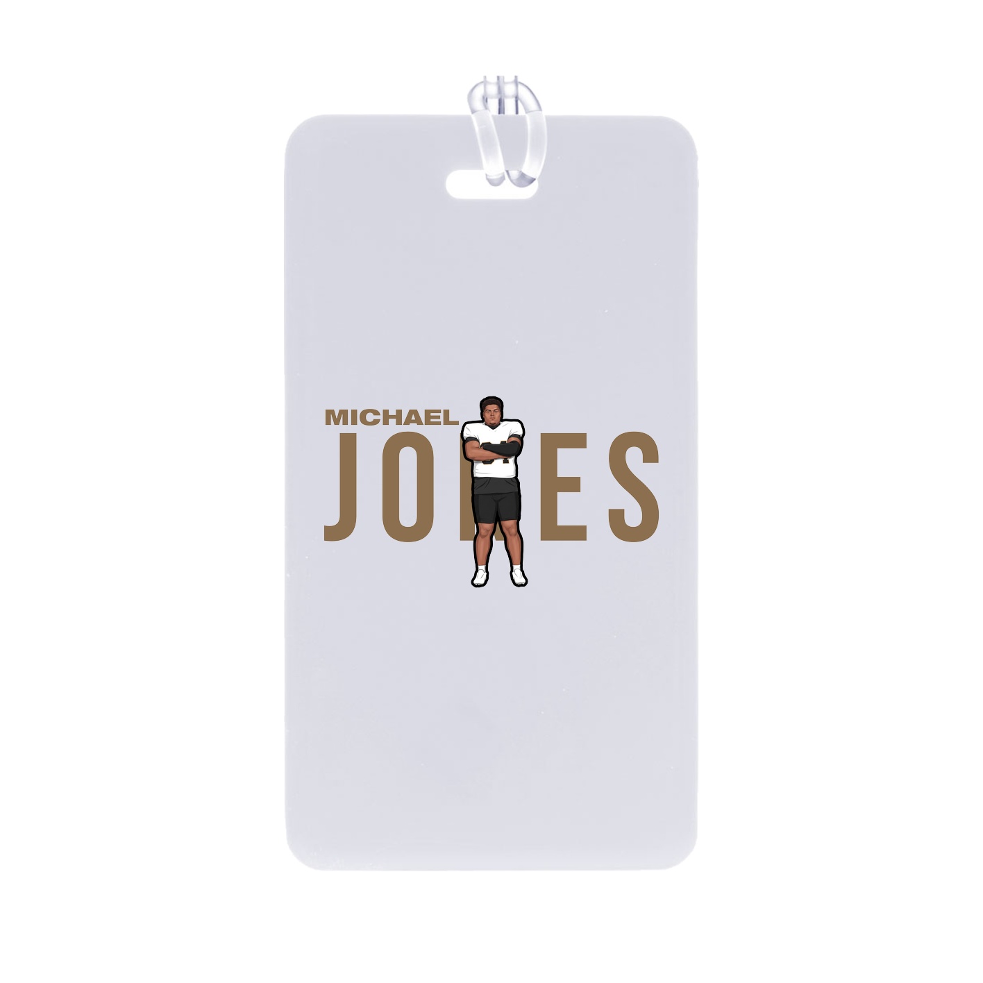 Bag Tag — Player Name in Classic