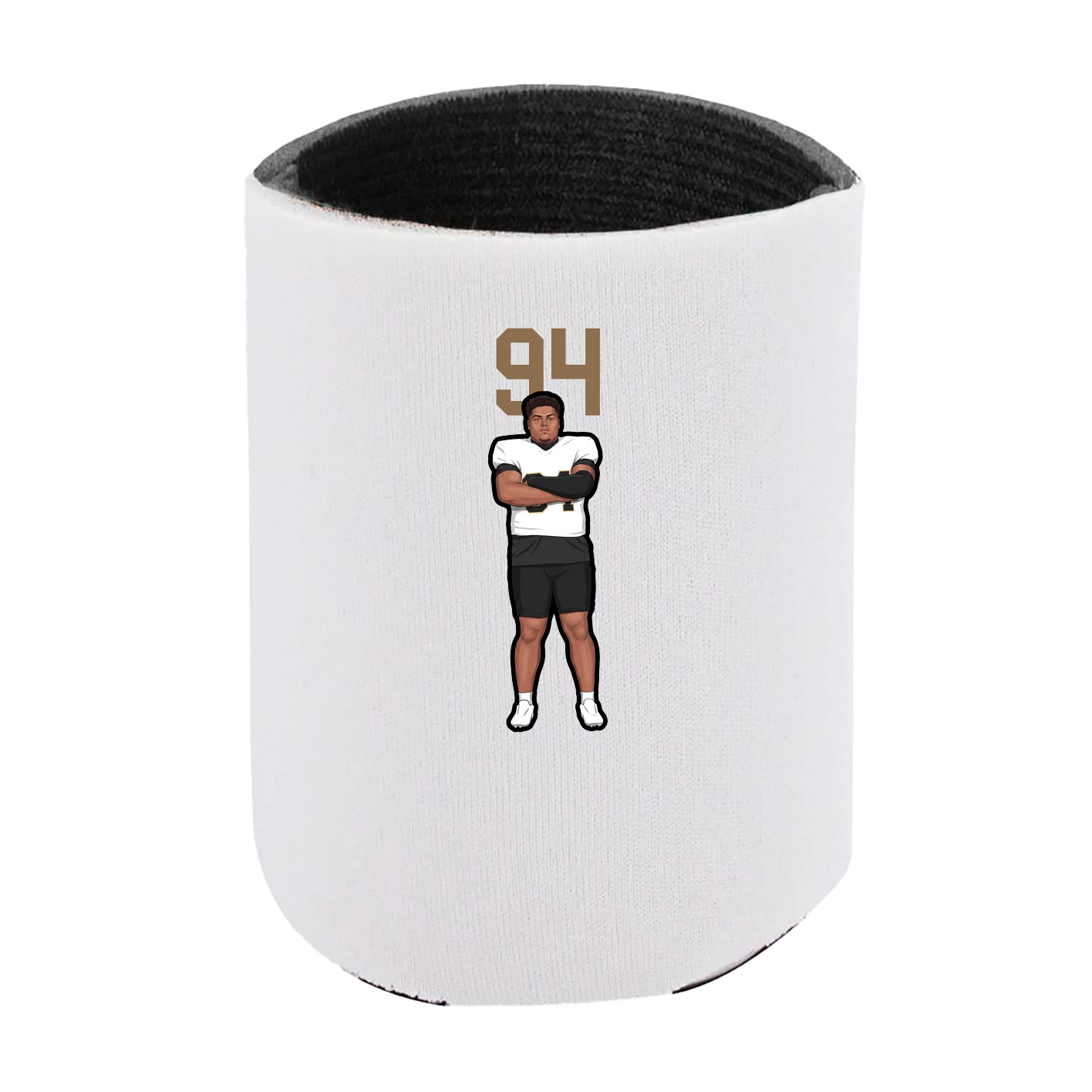 Can Holder — Number Top in White