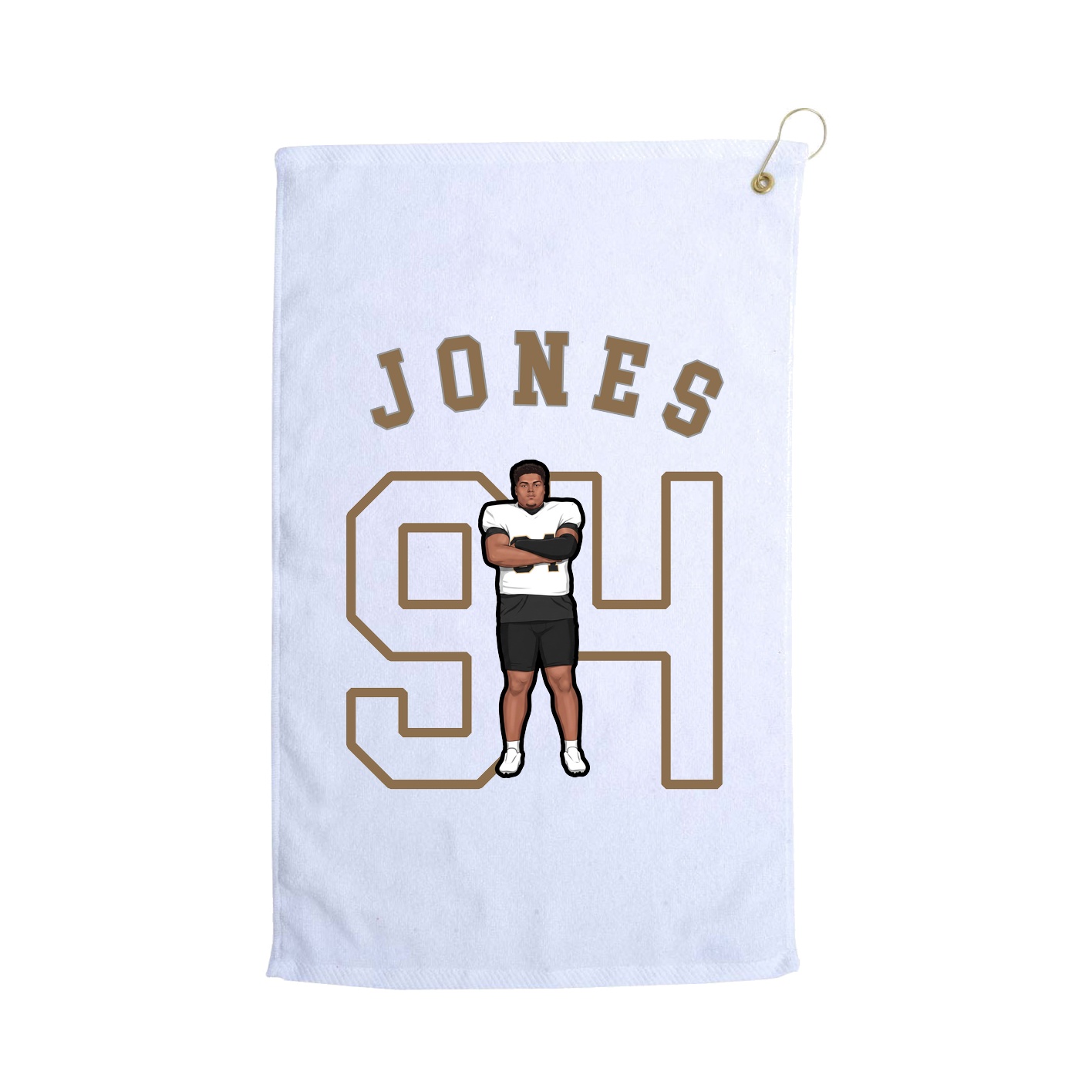 Golf Towel — Shirsey Arch in White