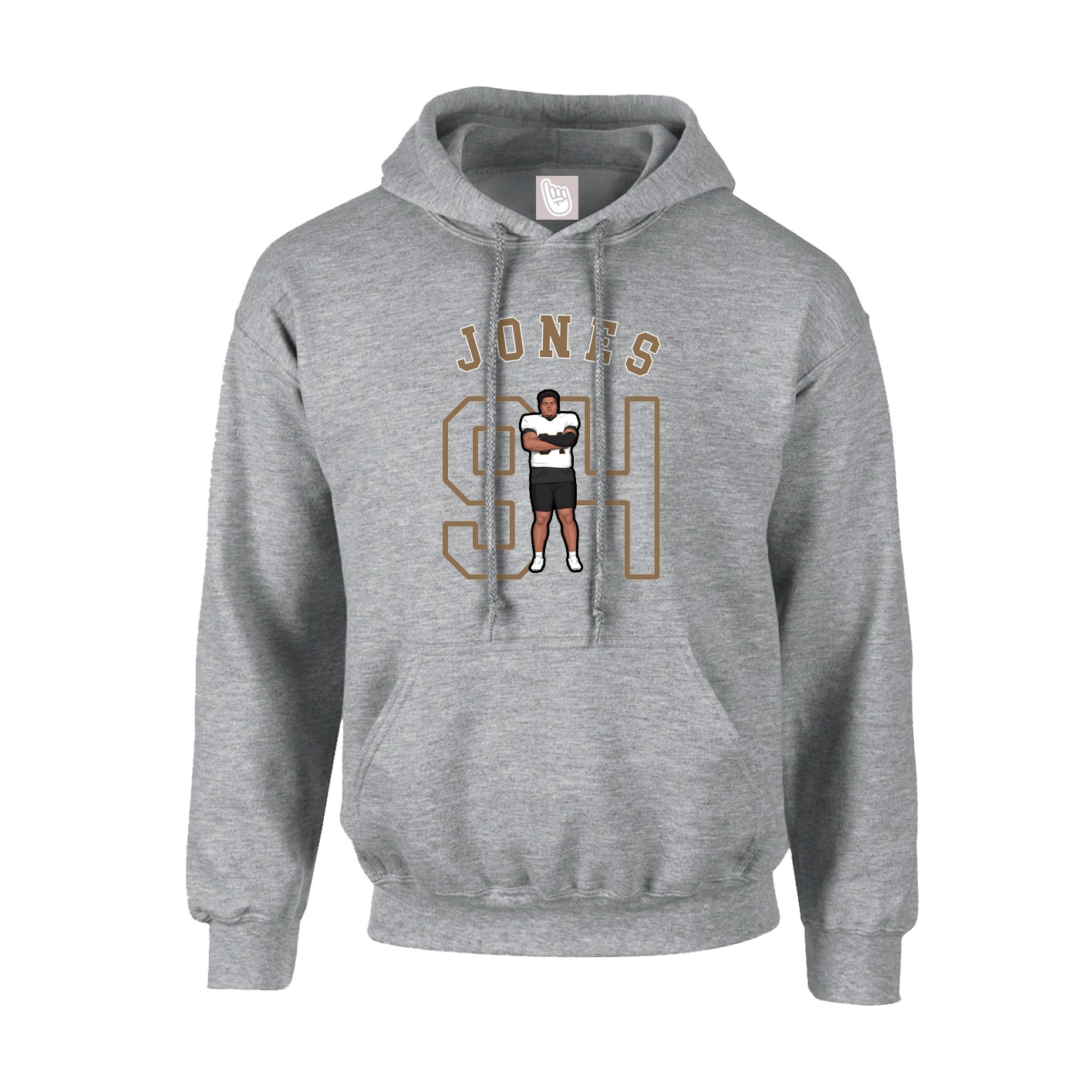 Youth Hoodie — Shirsey Arch in Grey