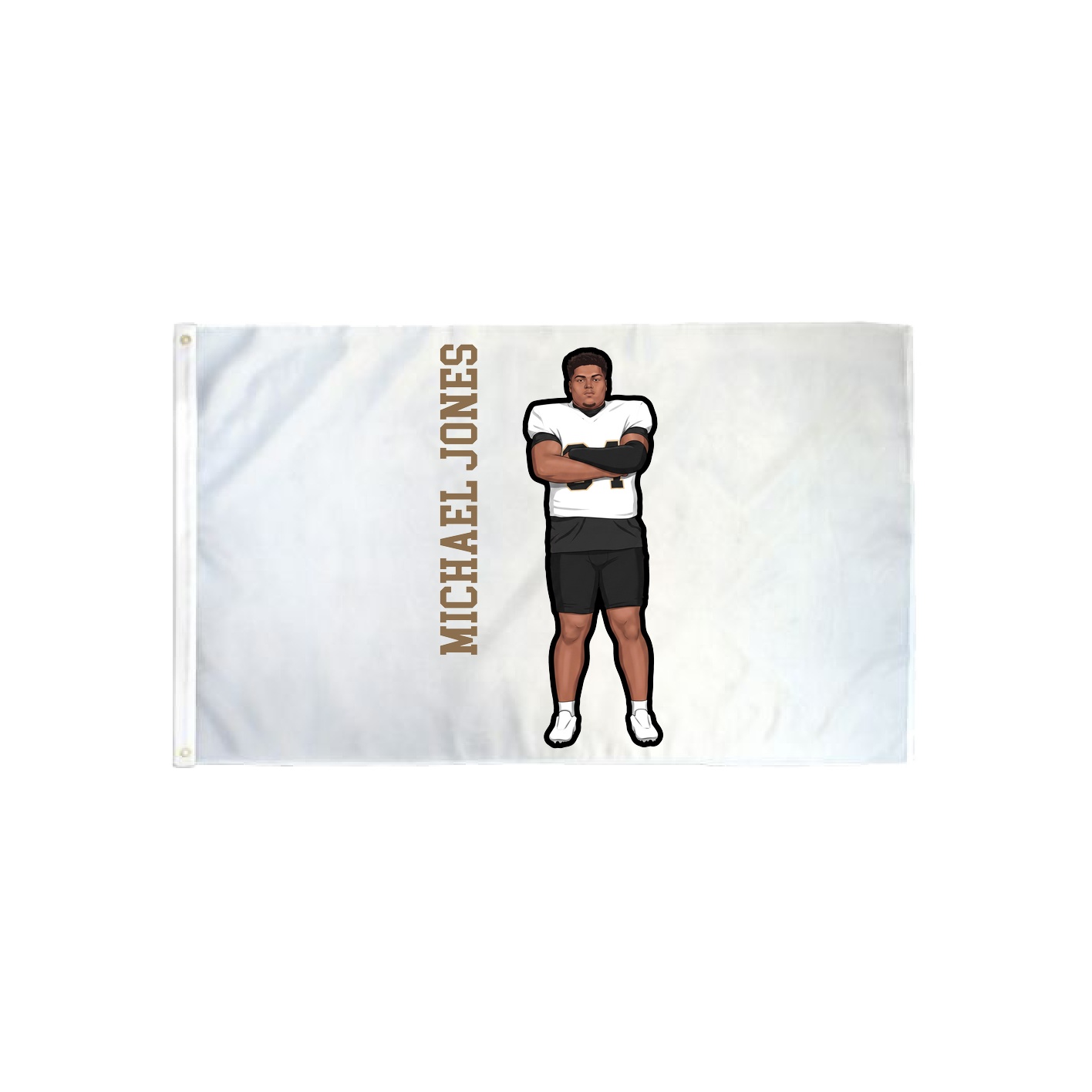 3x5 Flag — Name Vertical in Classic