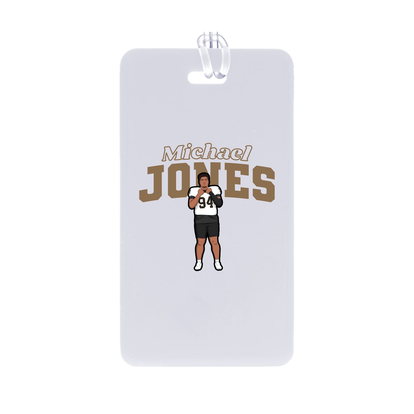 Bag Tag — Name Arch in Classic