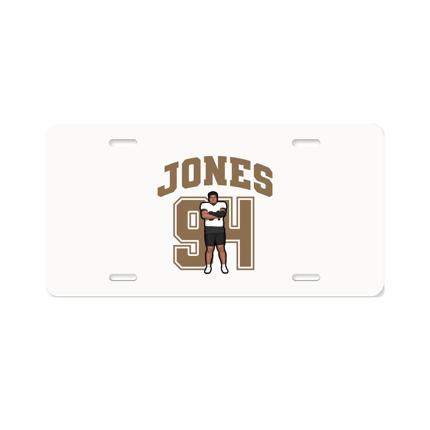 License Plate — Number in Classic