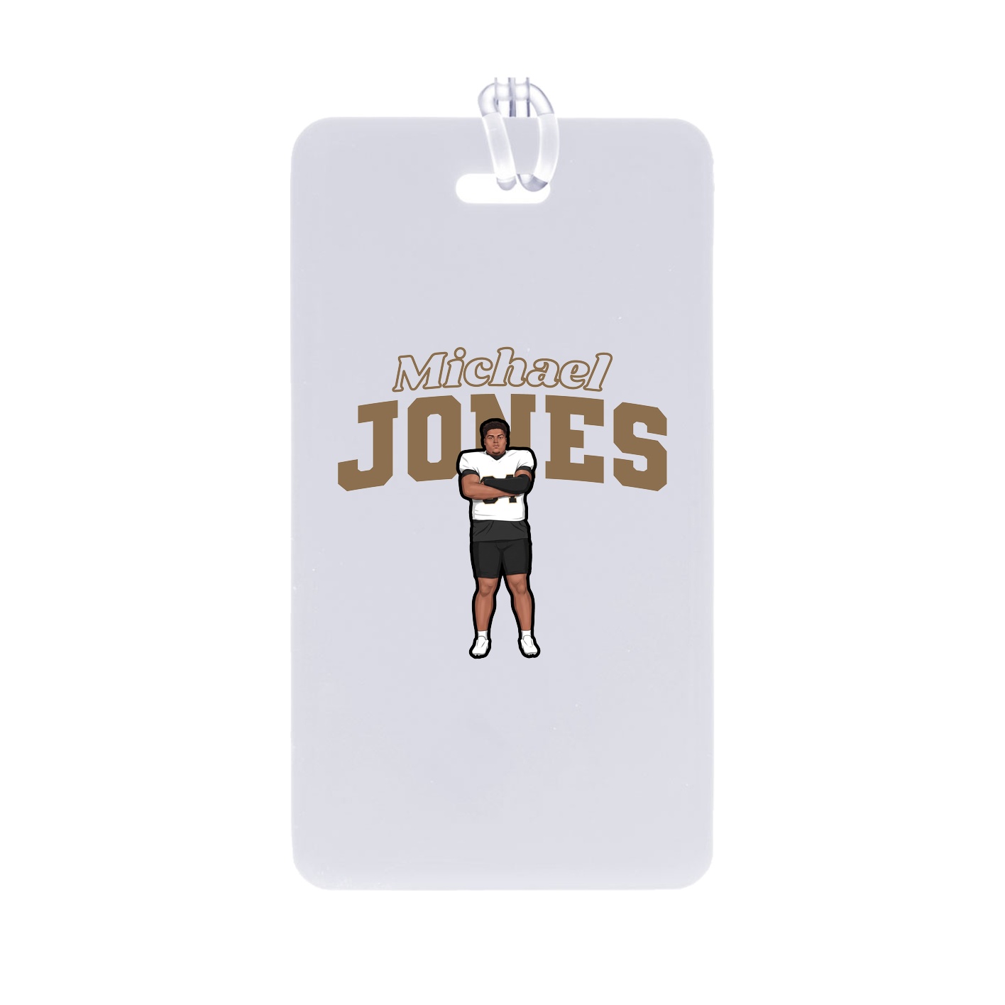 Bag Tag — Name Arch in Classic