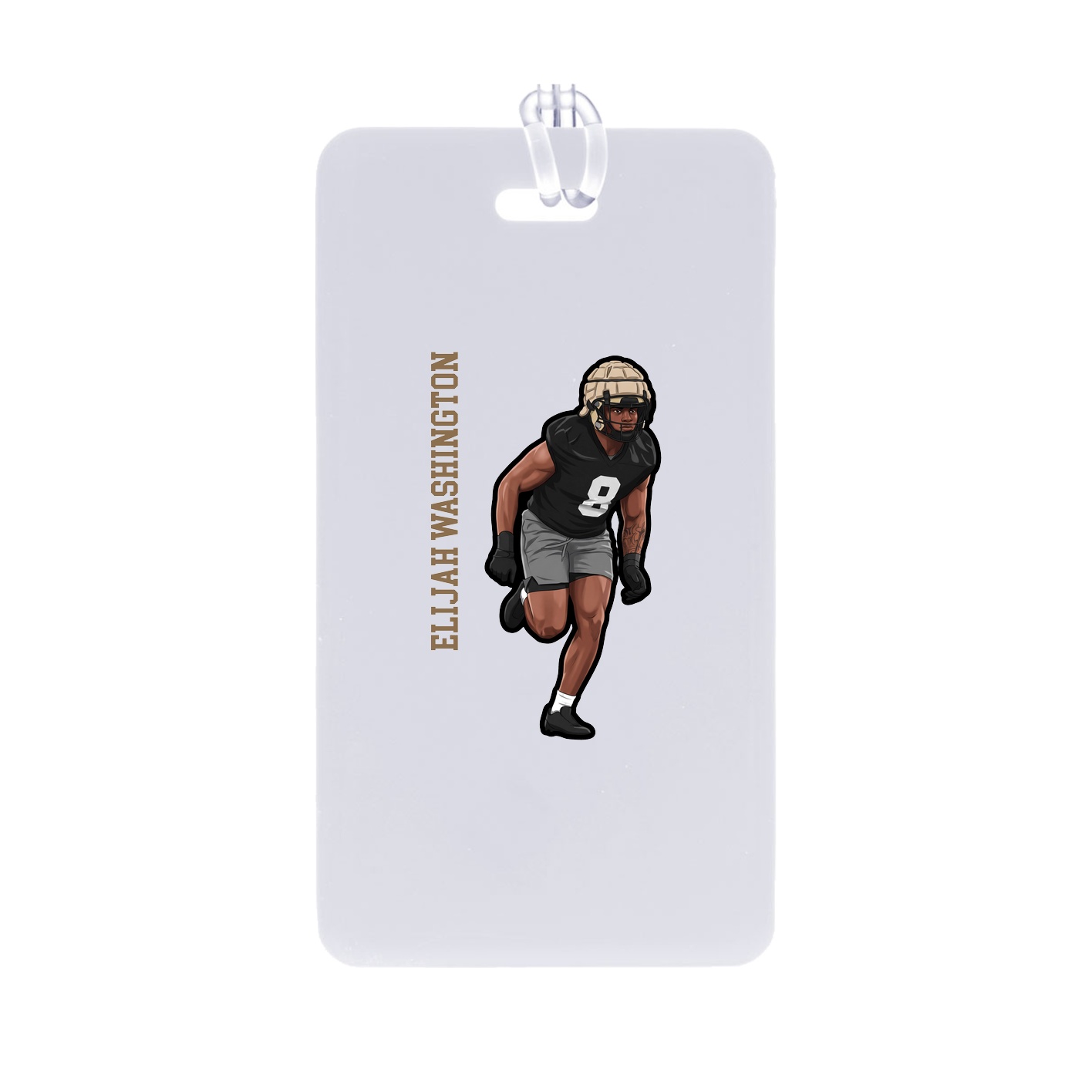 Bag Tag — Name Vertical in Classic