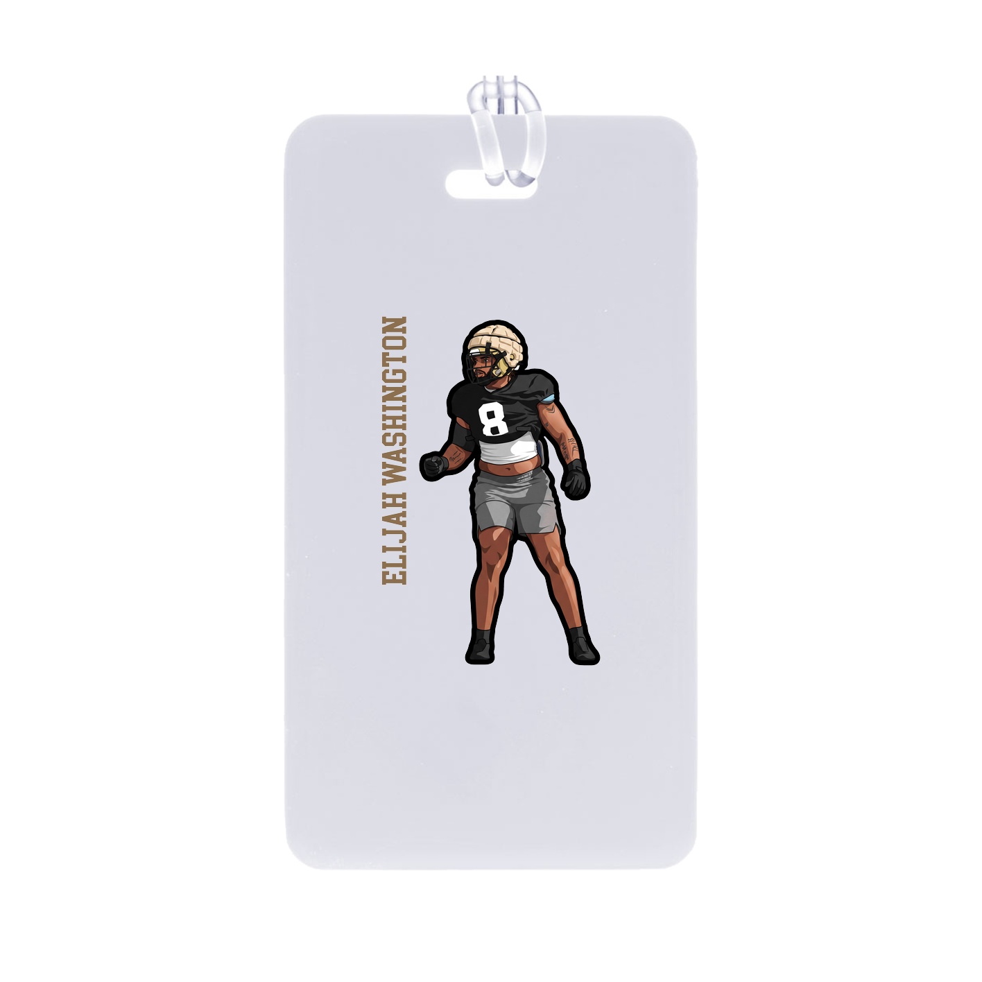 Bag Tag — Name Vertical in Classic