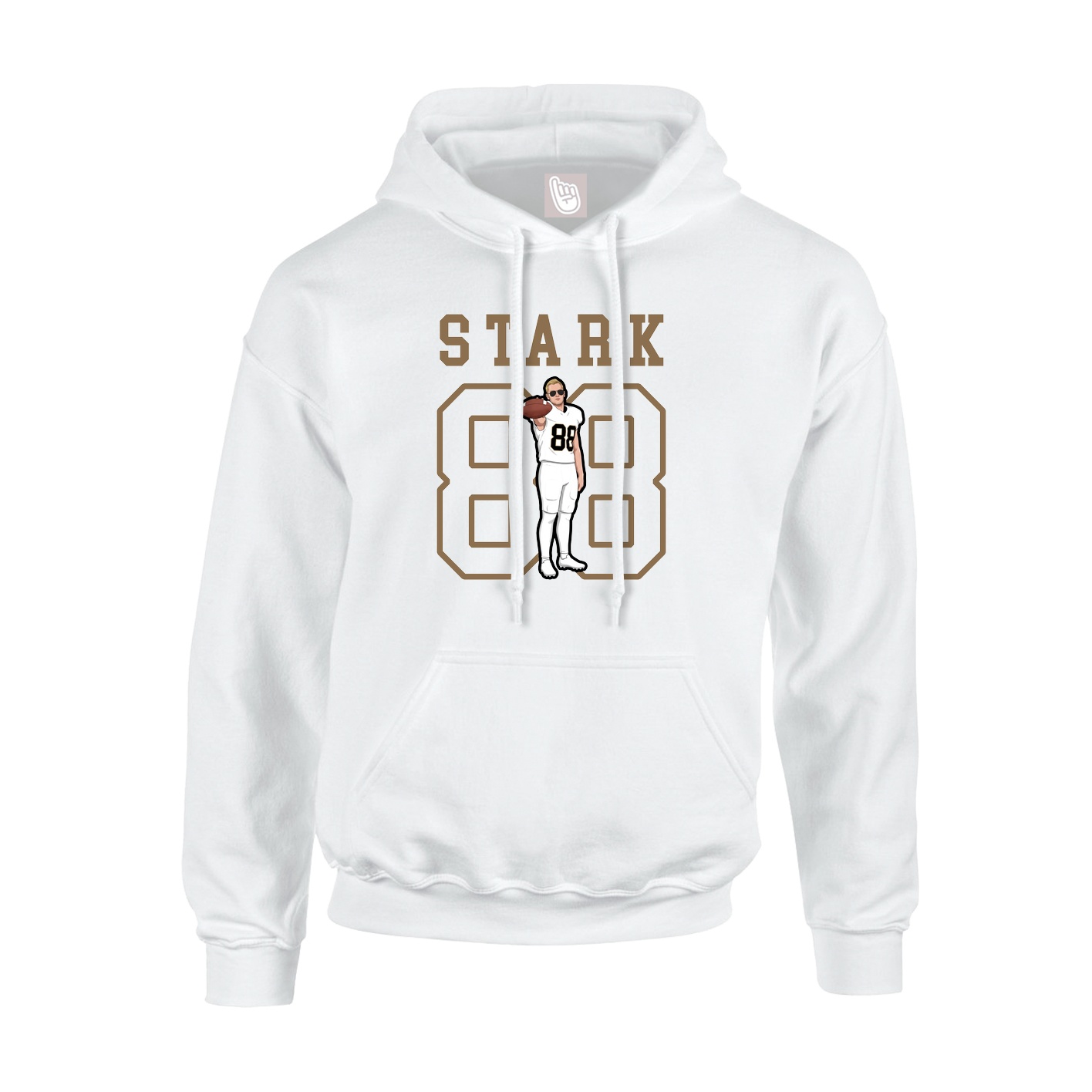 Hoodie — Shirsey in White