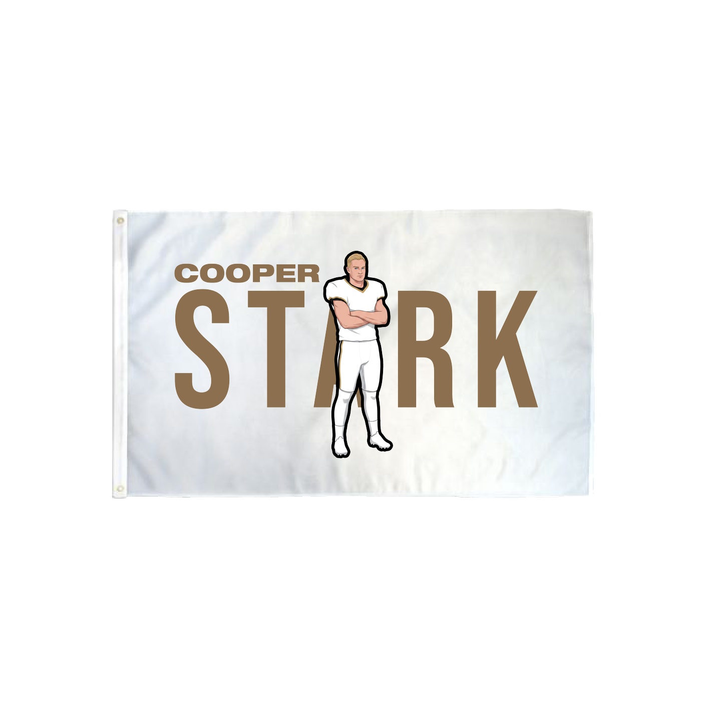3x5 Flag — Player Name in Classic