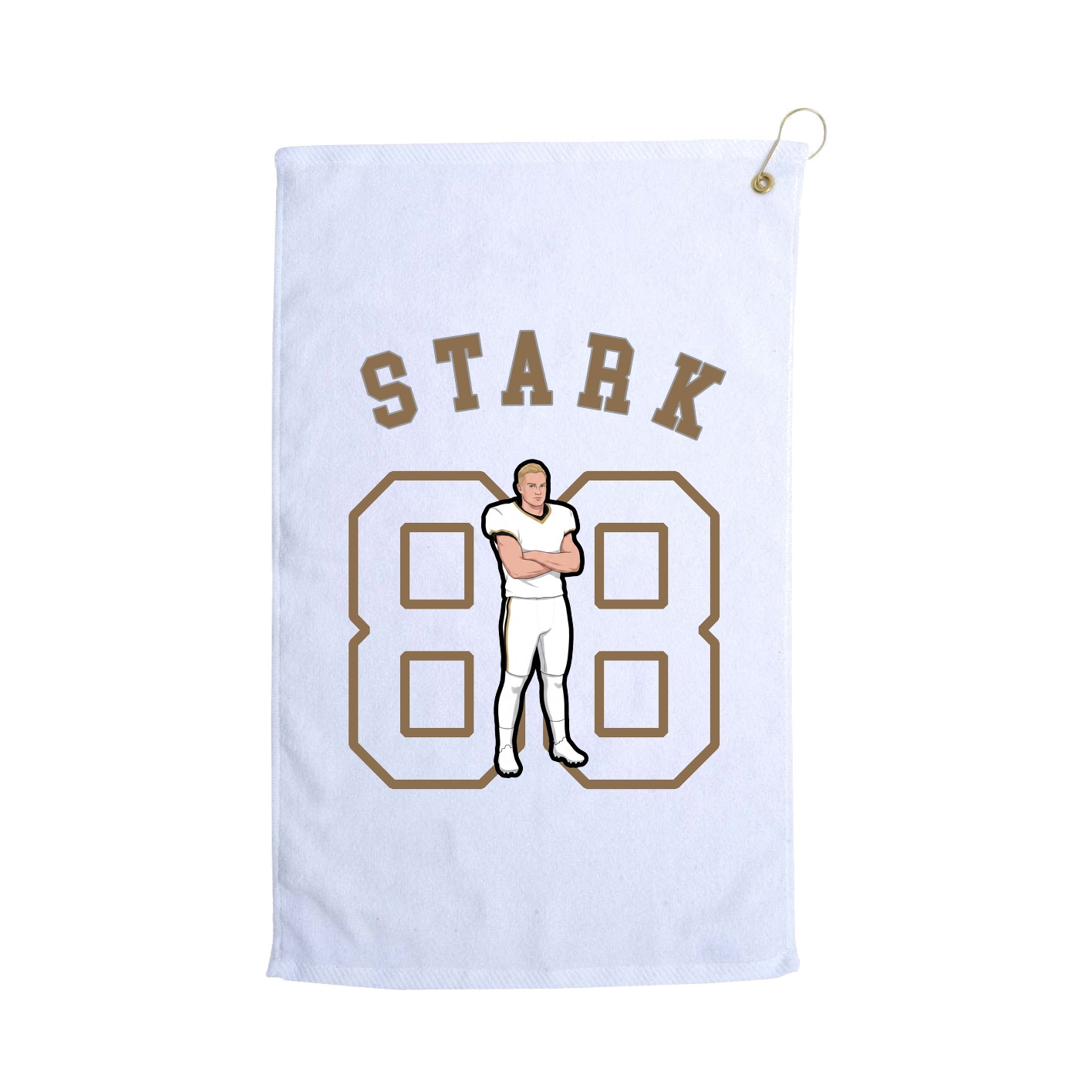 Golf Towel — Shirsey Arch in White