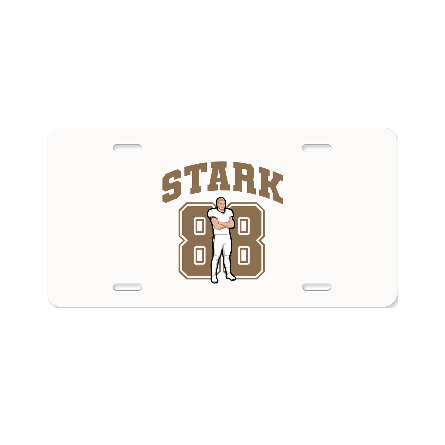 License Plate — Number in Classic