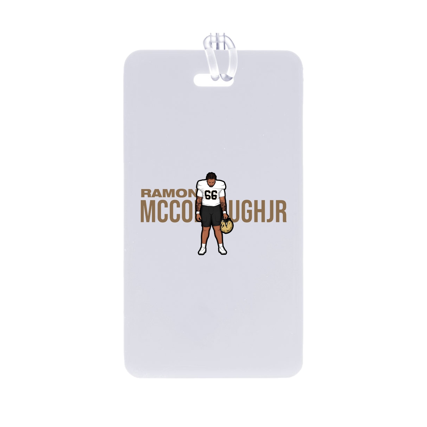 Bag Tag — Player Name in Classic